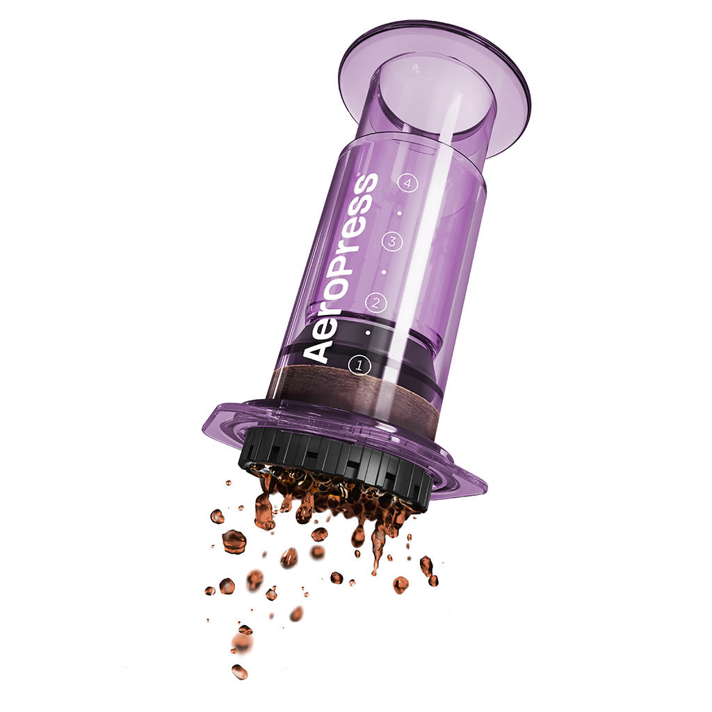 AeroPress Clear Coffee Press AeroPress 90PR05 Coffee Makers One Size / Purple