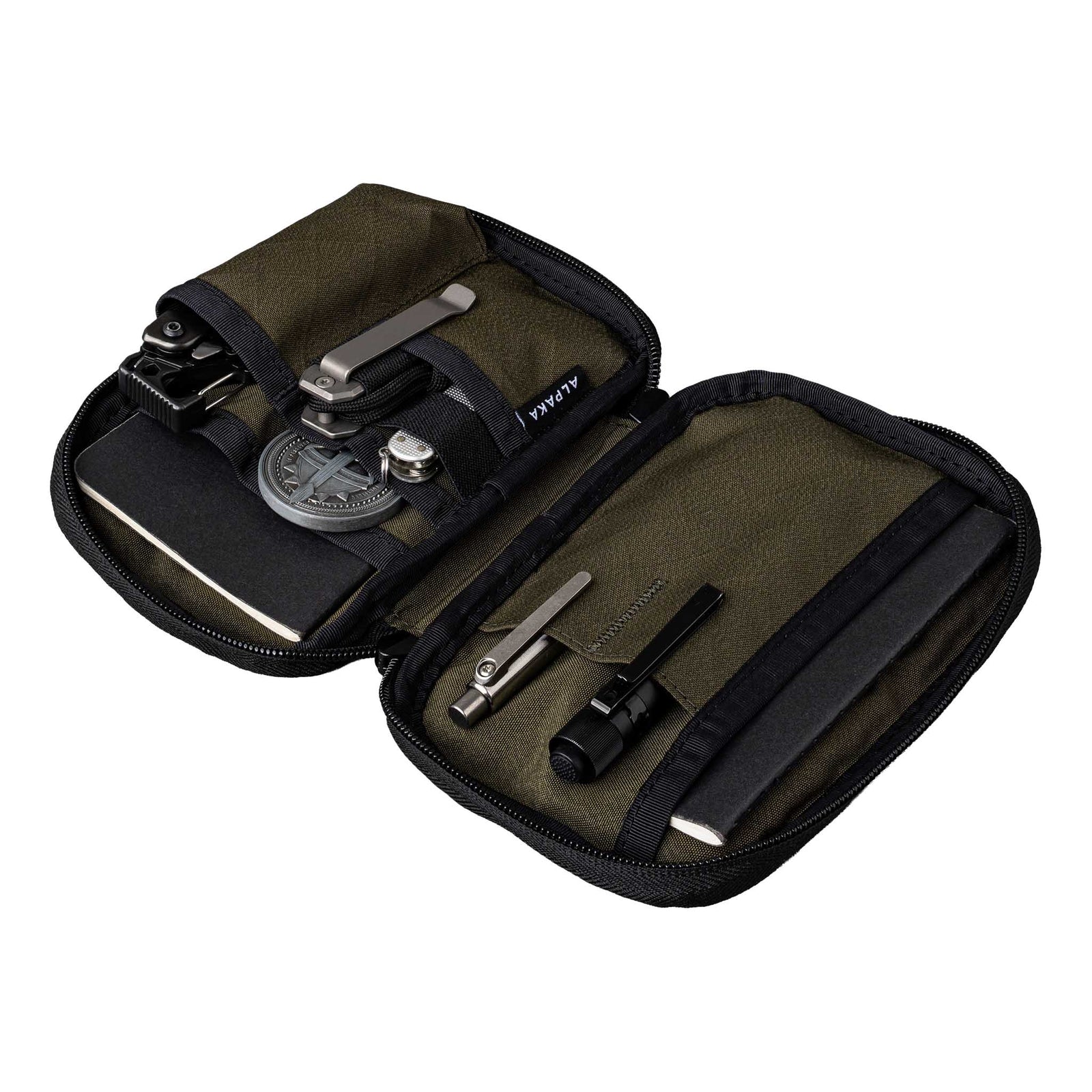 Admin Pouch Pro Alpaka AD010270522 Pouches 0.5L / Army Green | Axogrid 300D