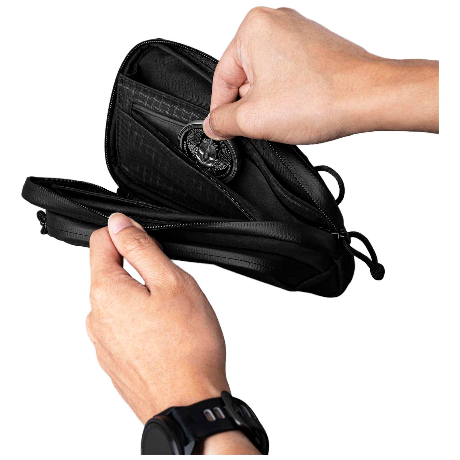 Bravo Passport Pouch Alpaka AD010990118 Wallets One Size / Black Axoflux 210D