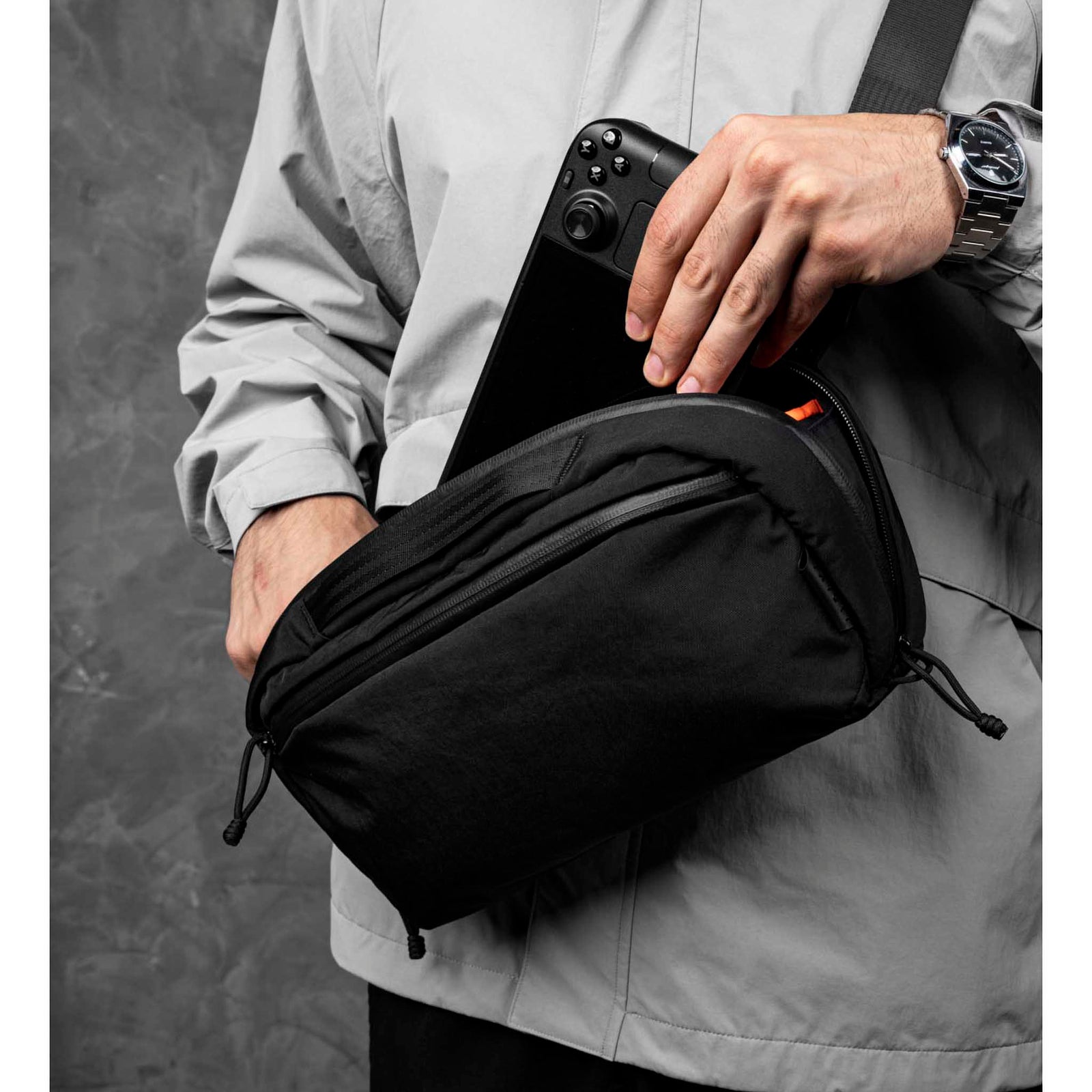Eclipse Gaming Sling Alpaka AD010980131 Sling Bags One Size / Black | Axoflux 400D Washed Nylon