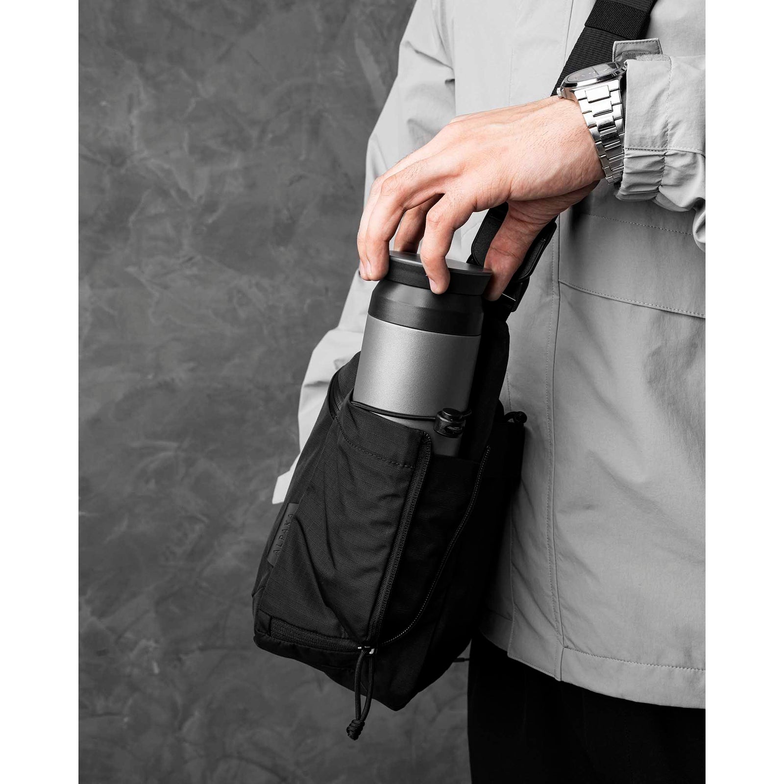 Flight Satchel Alpaka AD010860118 Satchels One Size / Black | Axoflux 210D