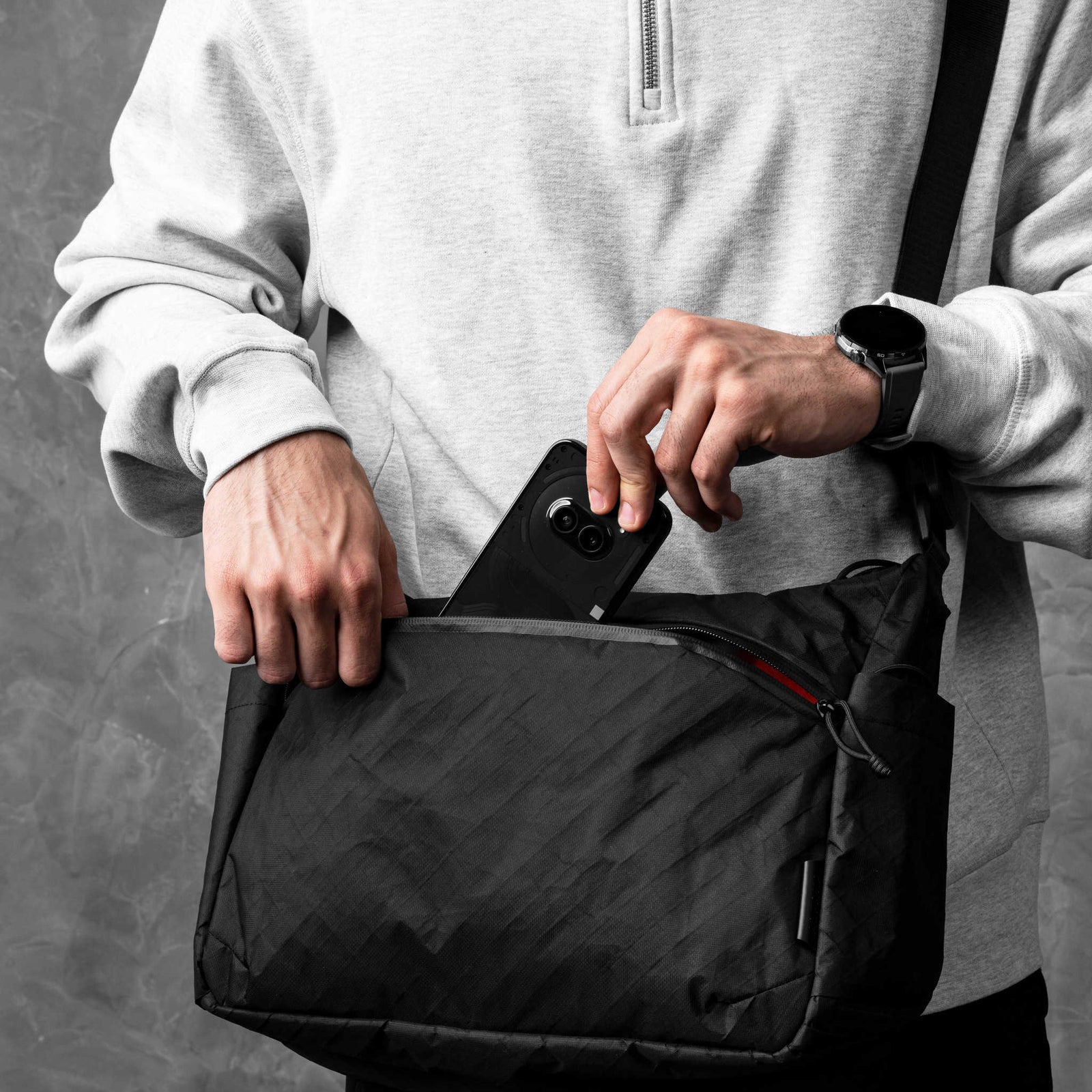 Flight Satchel Alpaka AD010860130 Satchels One Size / Black Ultradyne 100D