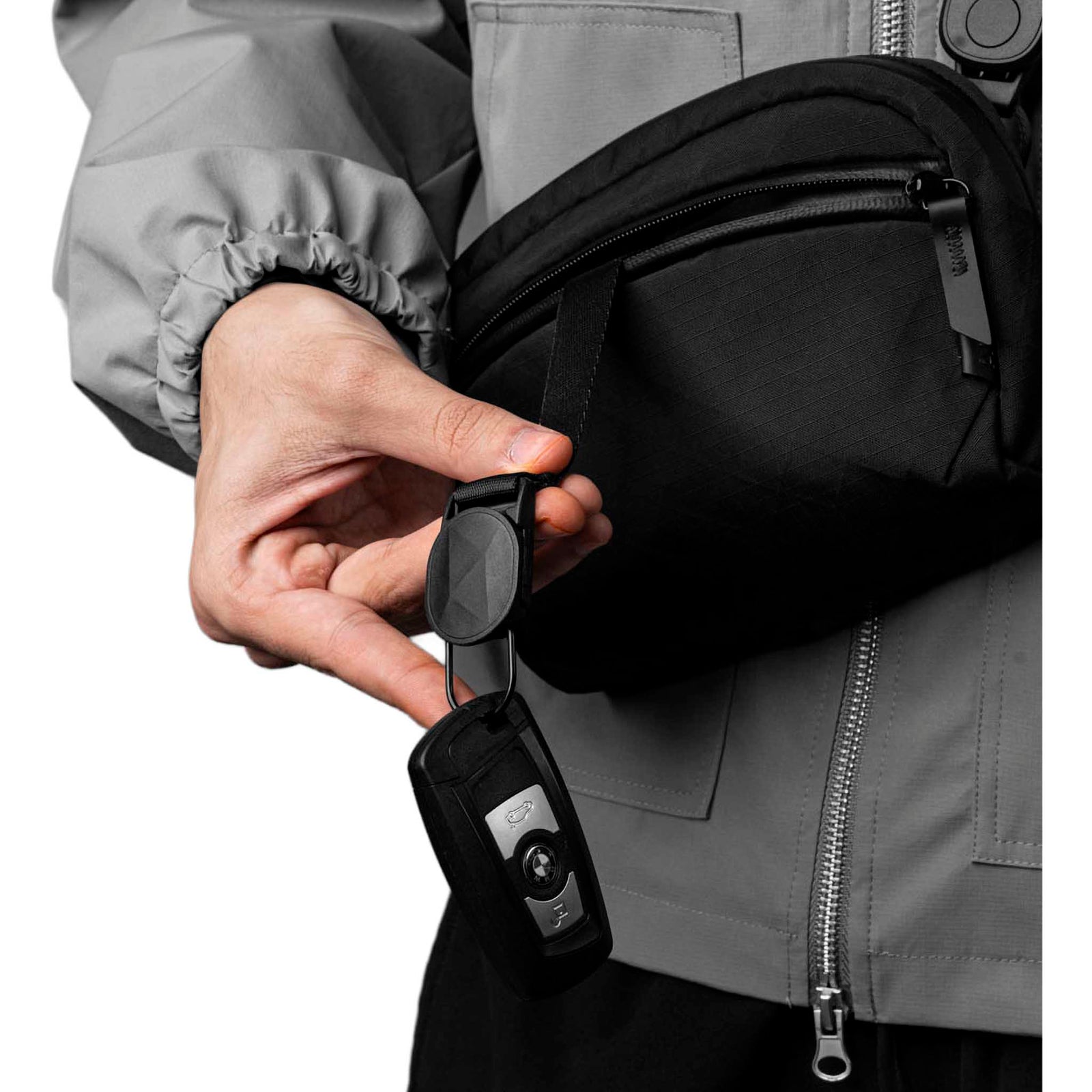 Flight Sling 1L Alpaka AA010530126 Sling Bags 1L / Black | Axogrid 210D