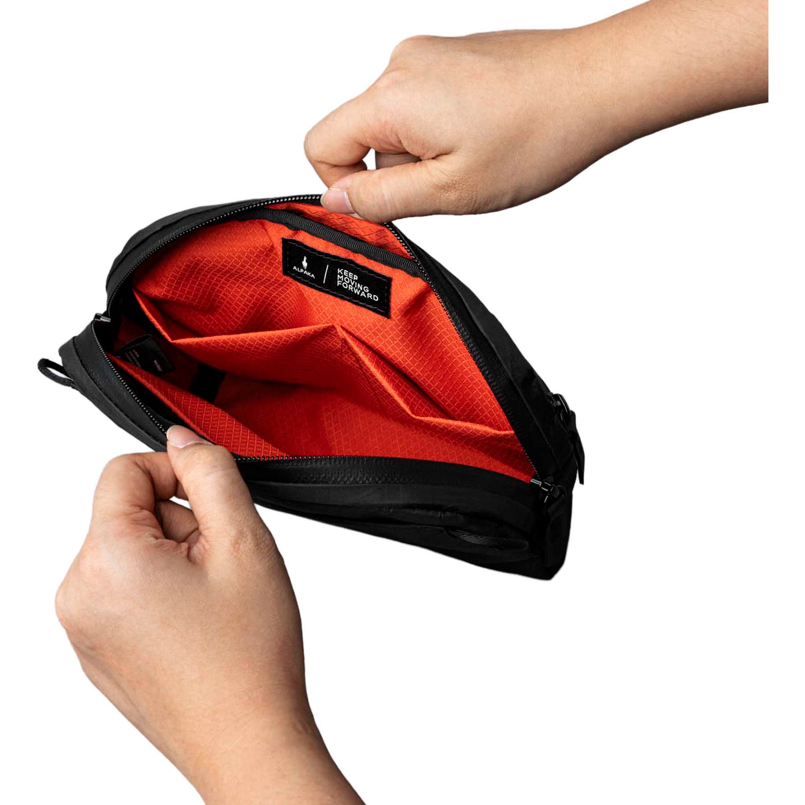 Flight Sling 1L Alpaka AA010530128 Sling Bags 1L / Black | X-Pac VX07 Ripstop