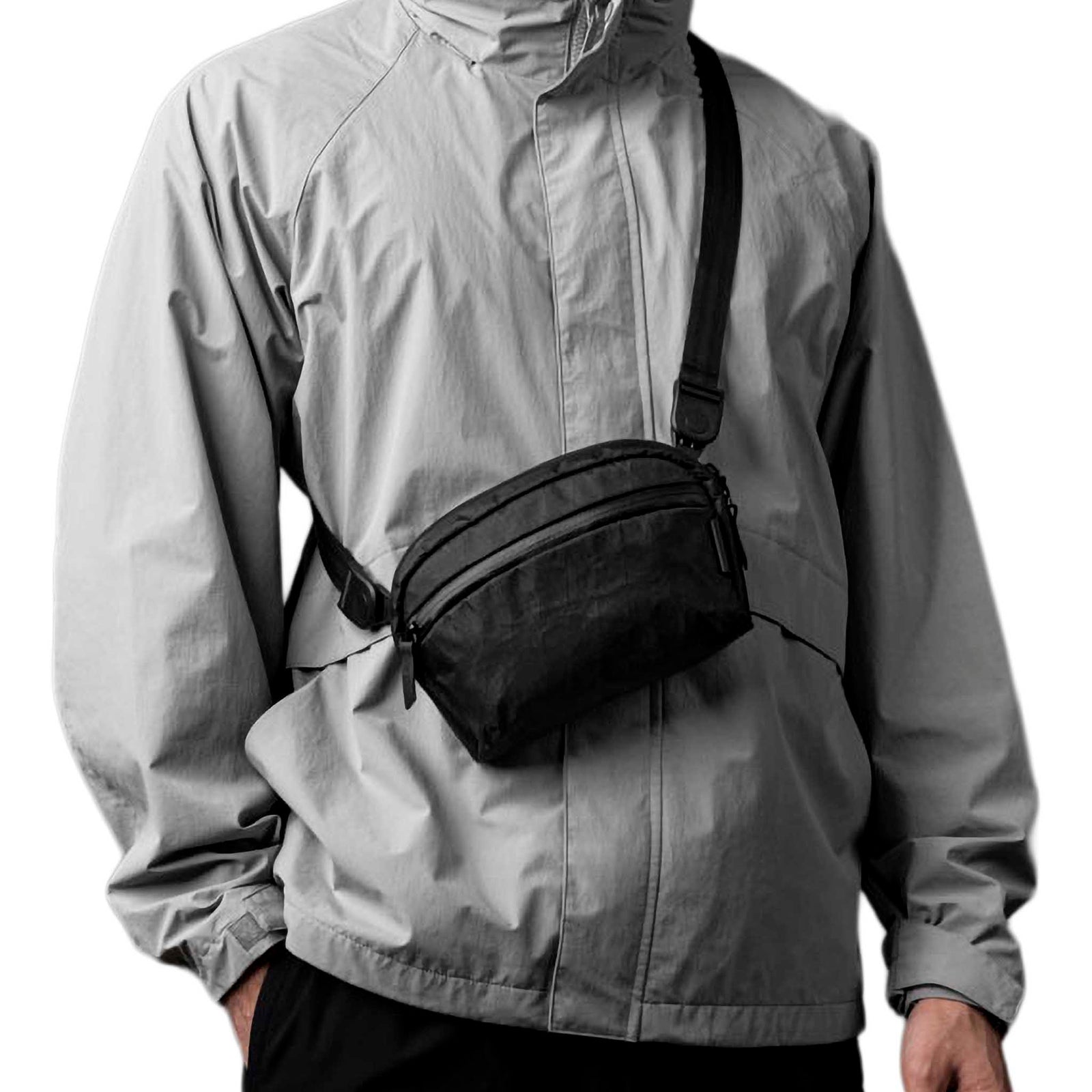 Flight Sling 1L Alpaka AA010530128 Sling Bags 1L / Black | X-Pac VX07 Ripstop