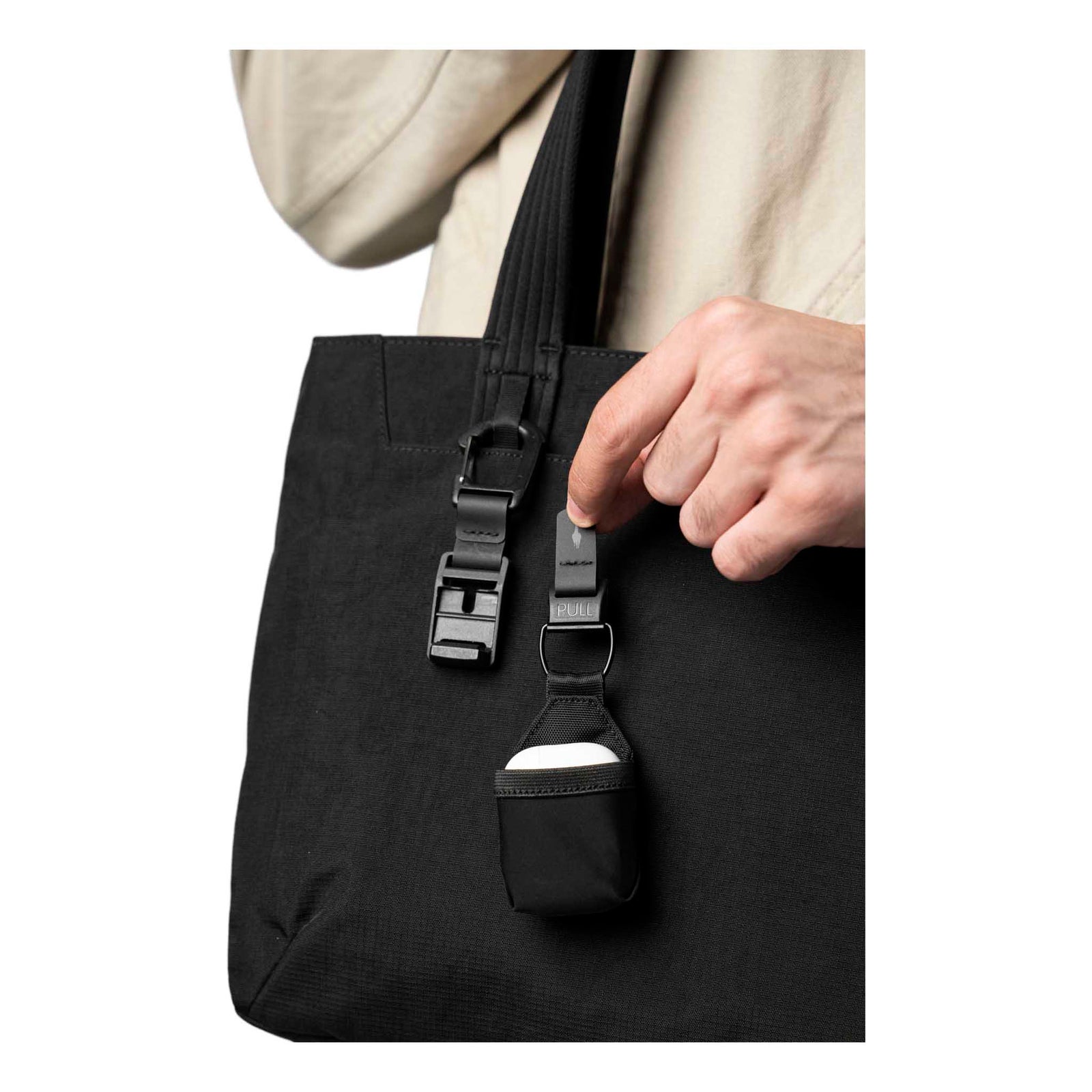 Flight Tote (S) Alpaka AD011010124 Tote Bags One Size / Black Axoflux 400D Ripstop Nylon