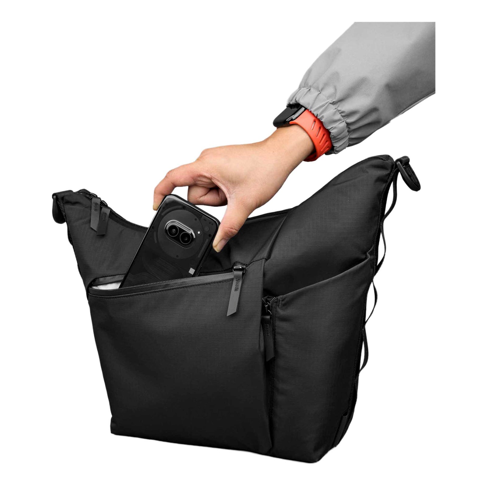 Flow Satchel Alpaka AD010720118 Satchels 10L / Black Axolux 210D