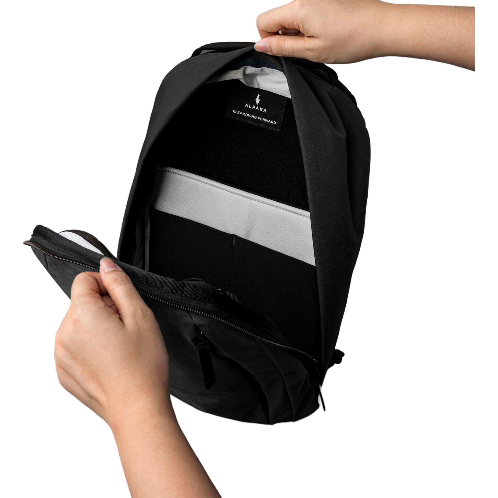 Metro Backpack Alpaka AA010470124 Backpacks 12L / Black | Axoflux 400D Ripstop Nylon