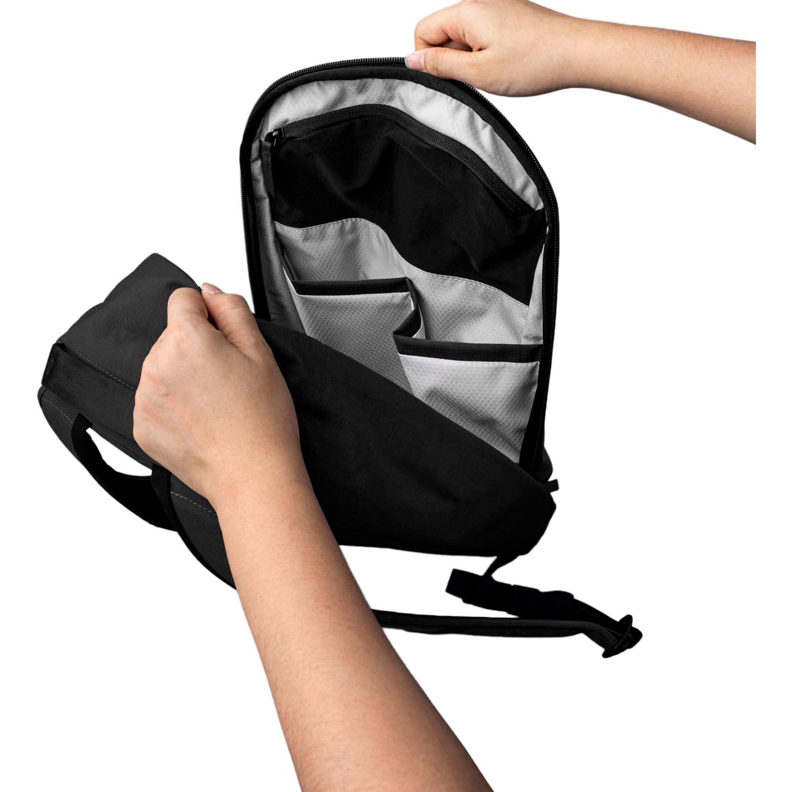 Metro Backpack Alpaka AA010470124 Backpacks 12L / Black | Axoflux 400D Ripstop Nylon