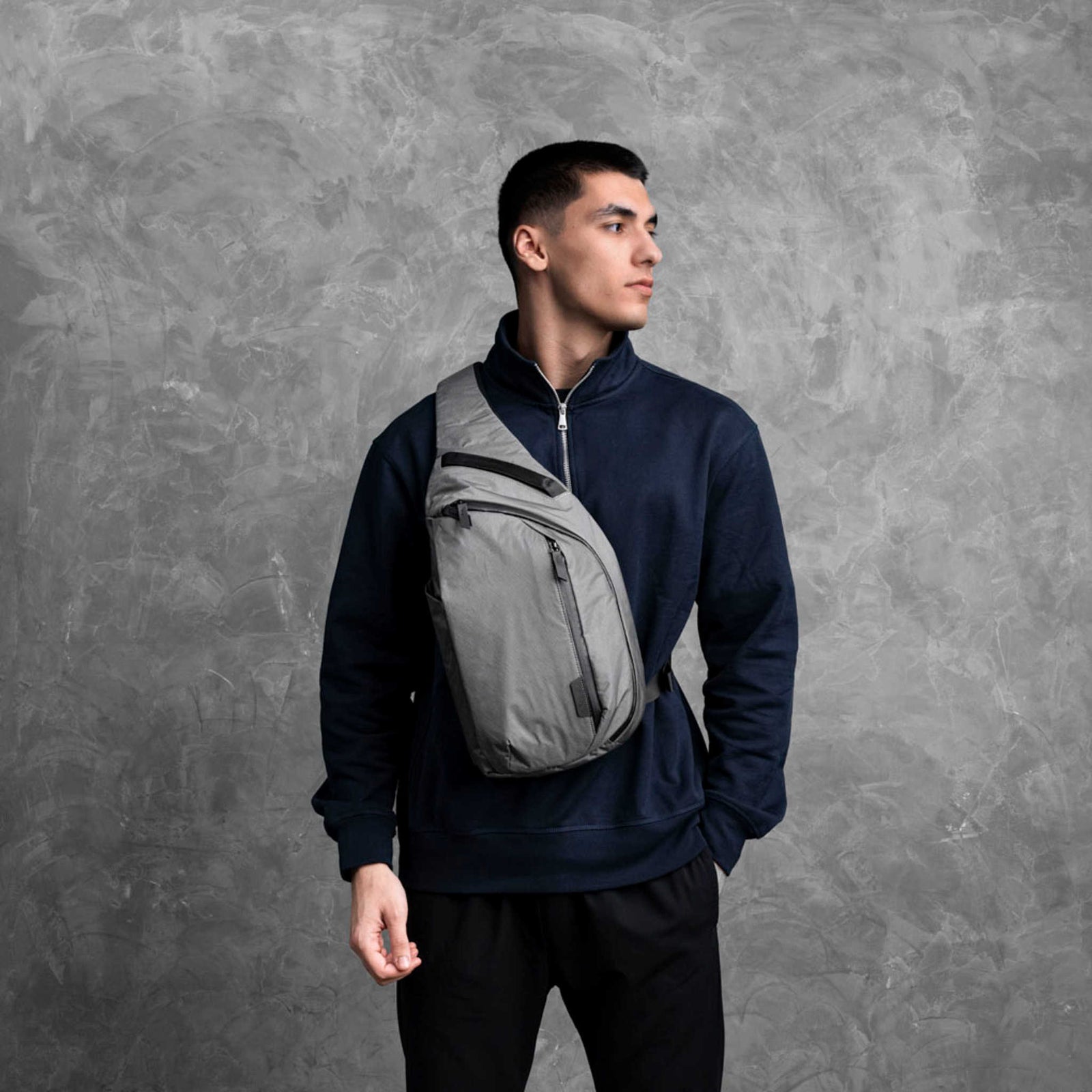 Metro Crossbody | Left Shoulder Alpaka AA010550230 Sling Bags One Size / Grey Ultradyne 100D