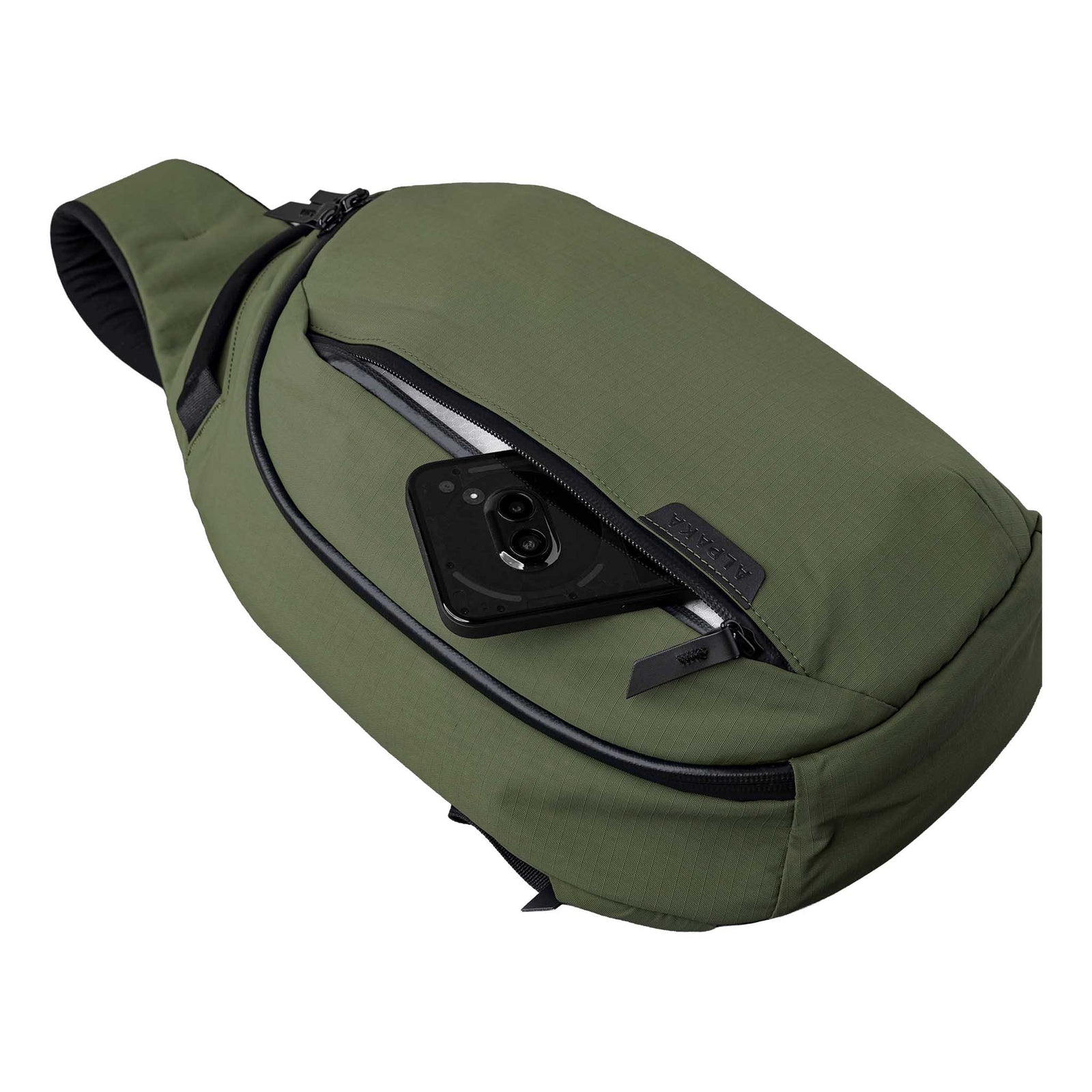 Metro Crossbody | Right Shoulder Alpaka AA010560518 Sling Bags One Size / Green | Axoflux 210D
