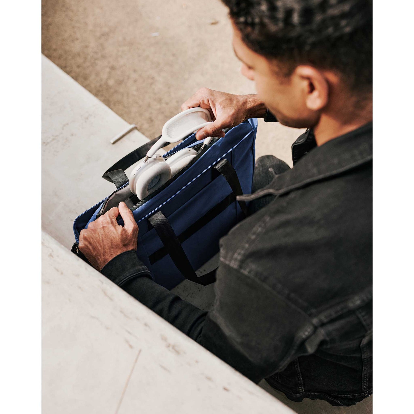 Metro Tote Alpaka AA010500618 Tote Bags One Size / Blue | Axoflux 210D