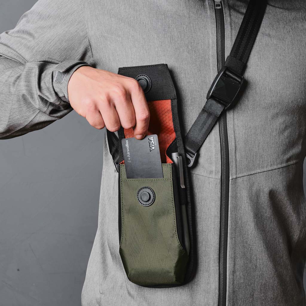 Modular Phone Sling v2 Alpaka AD010600503 Phone Pockets One Size / Dark Green | X-Pac VX21