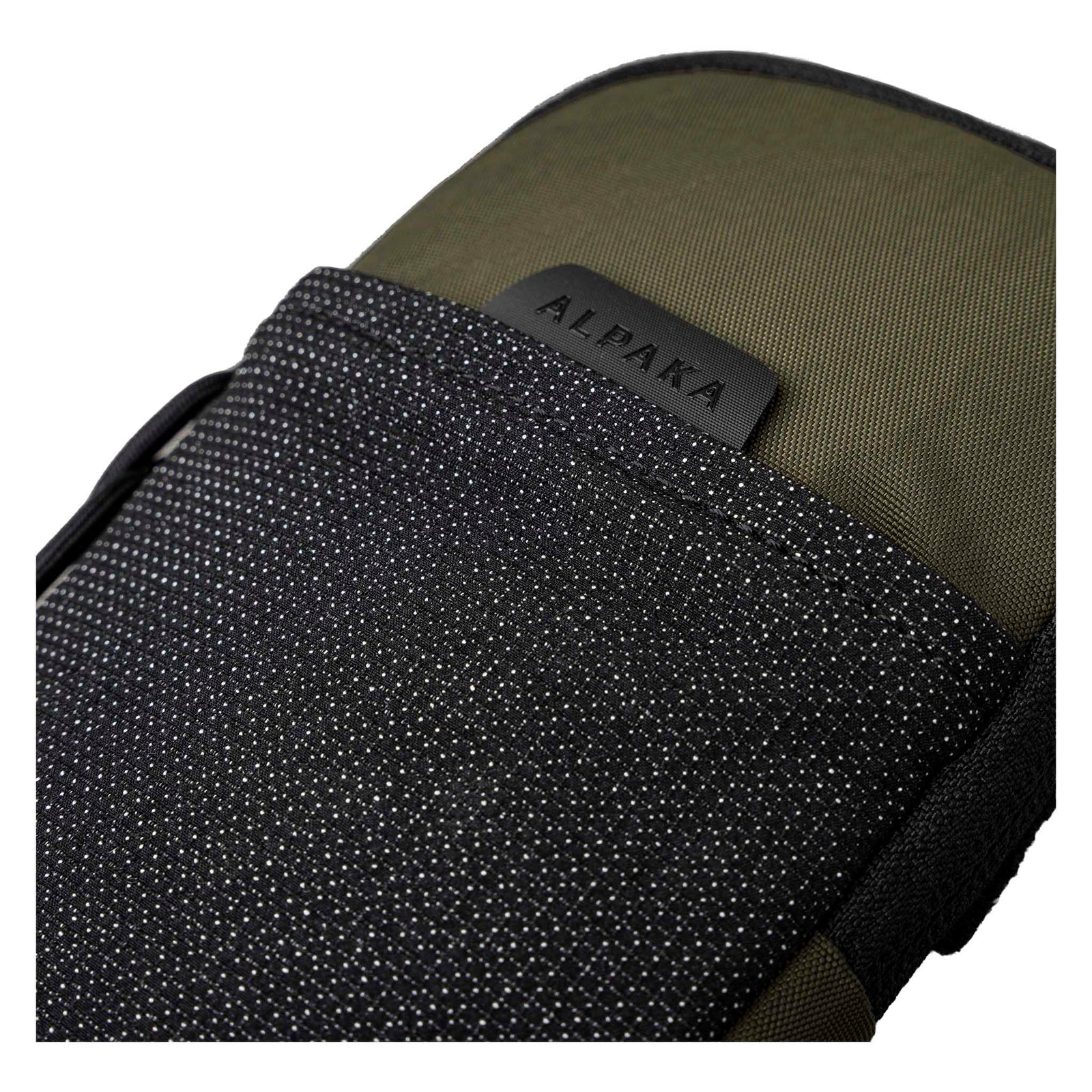 Modular Shoulder Pocket Slim Alpaka AD010920531 Phone Pockets Slim / Green | Axoflux 400D Washed Nylon