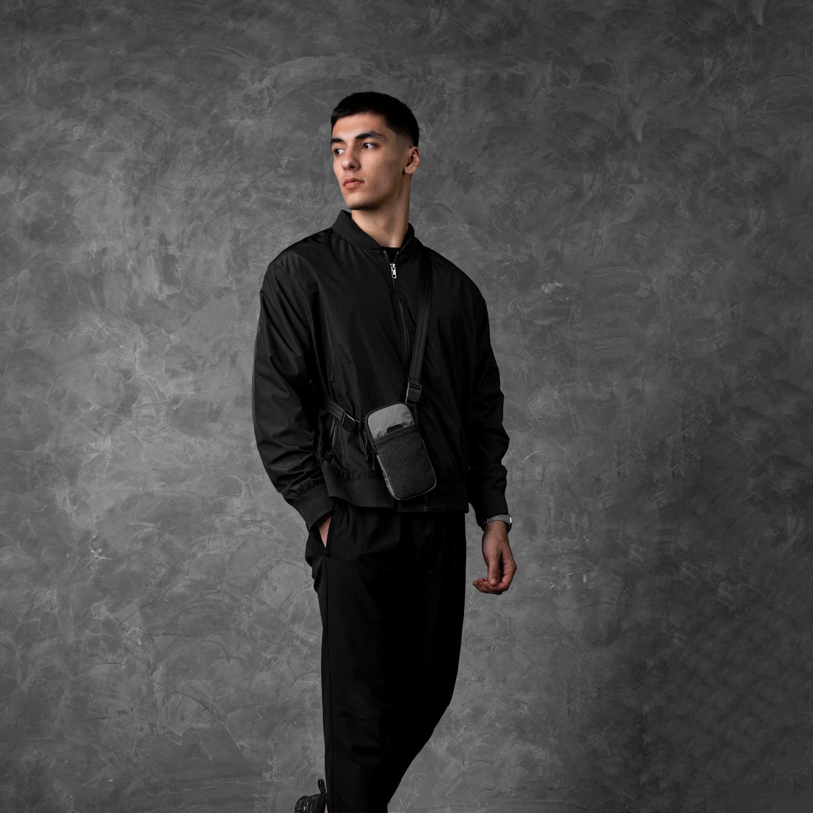 Modular Shoulder Pocket Slim Alpaka AD010920230 Phone Pockets Slim / Grey Ultradyne 100D
