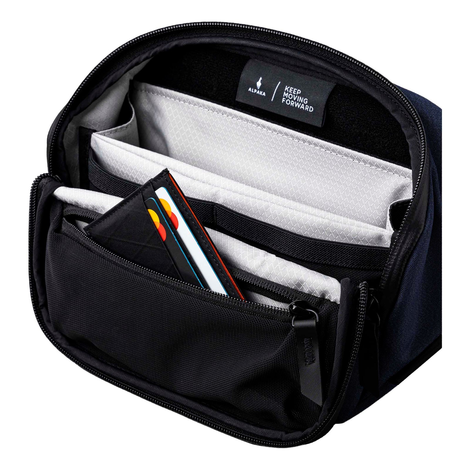 Vertex Pouch Mini Alpaka AD010730621 Tech Pouches 2L / Blue | Axoflux 300D