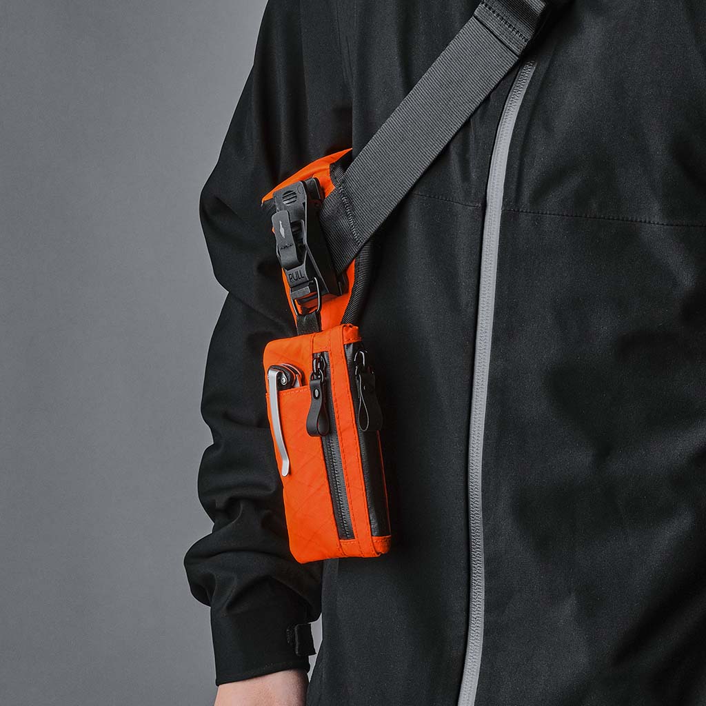 Zip Clutch Alpaka AE001040704 Pouches One Size / Hot Orange | X-Pac VX25