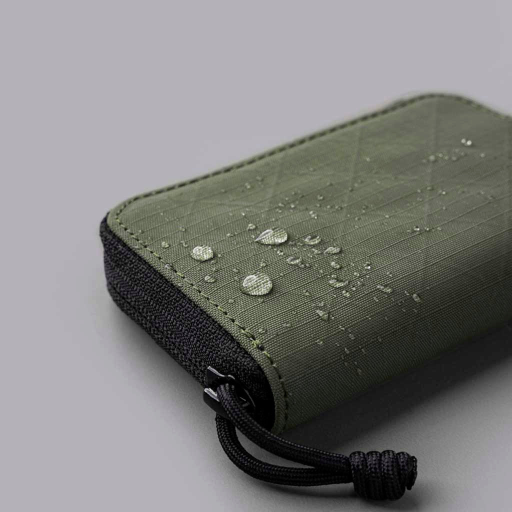Zip Coin Wallet Alpaka AD010800526 Wallets One Size / Green | Axogrid 210D