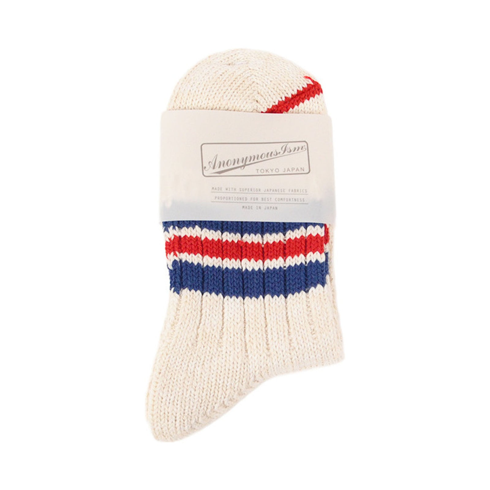 3 Line Slub Q Anonymous Ism Unisex Socks