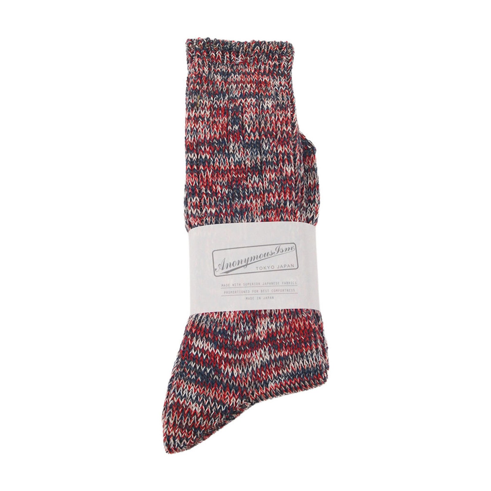 5 Colour Mix Crew Anonymous Ism Unisex Socks