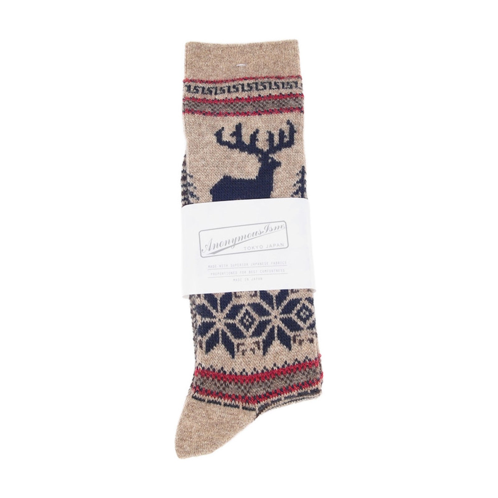 Wool Deer Snow JQ Anonymous Ism Unisex Socks