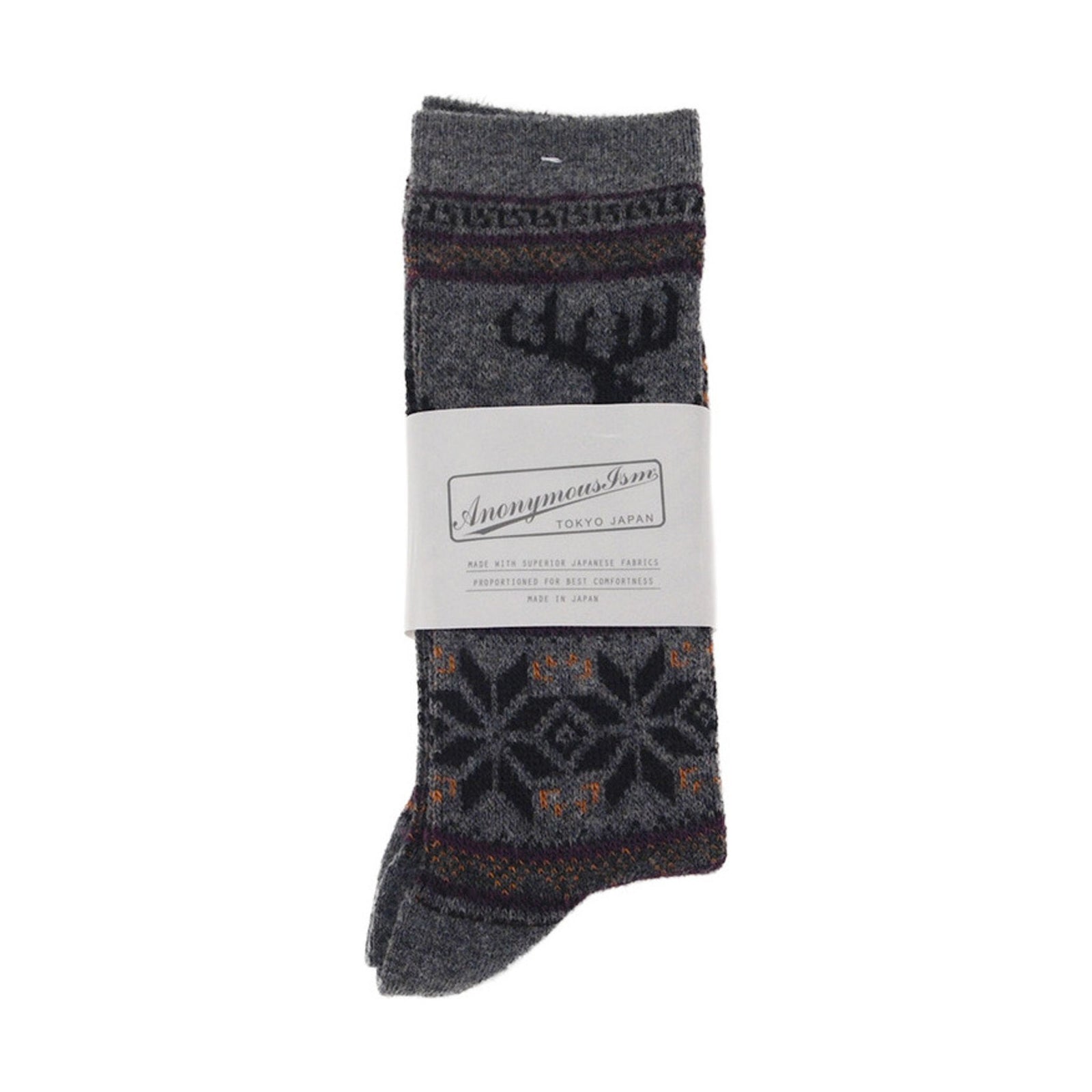 Wool Deer Snow JQ Anonymous Ism Unisex Socks