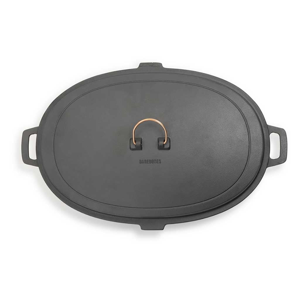 Enamel Lined Roaster Barebones Living CKW-1102 Dutch Ovens One Size / Slate Grey