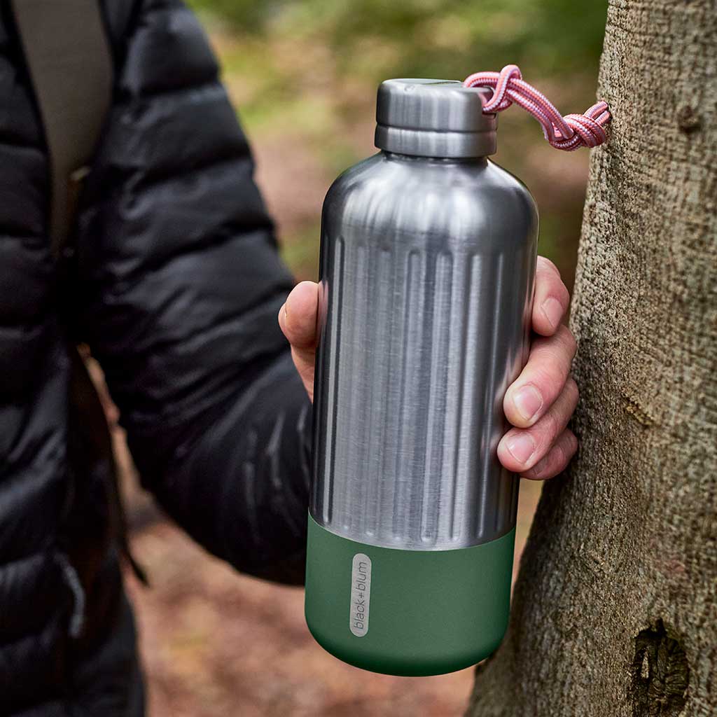 Explorer Insulated Bottle Black+Blum Flasks