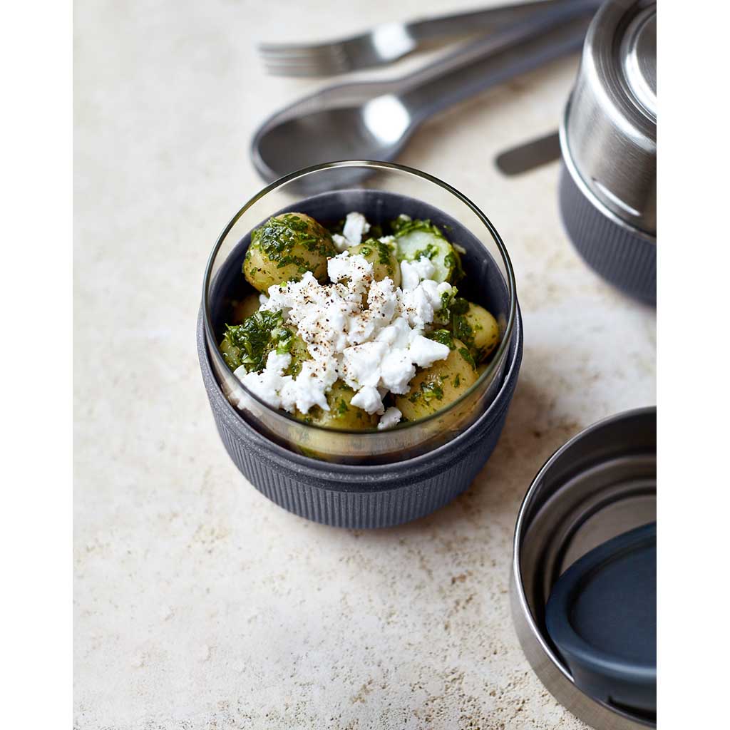 Glass Lunch Pot Black+Blum Food Containers