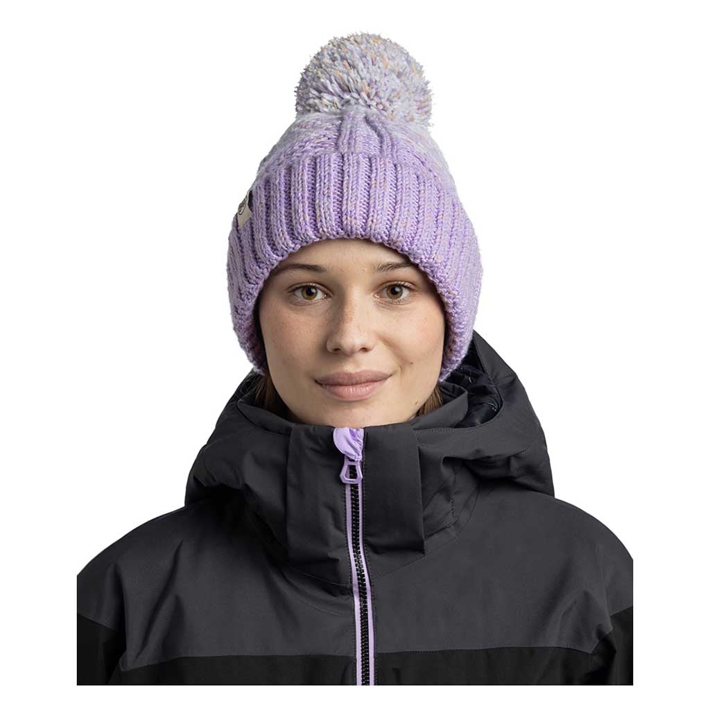 Akna Knitted Beanie & Fleece Band BUFF 136684.657 Beanies One Size / Grape Ice