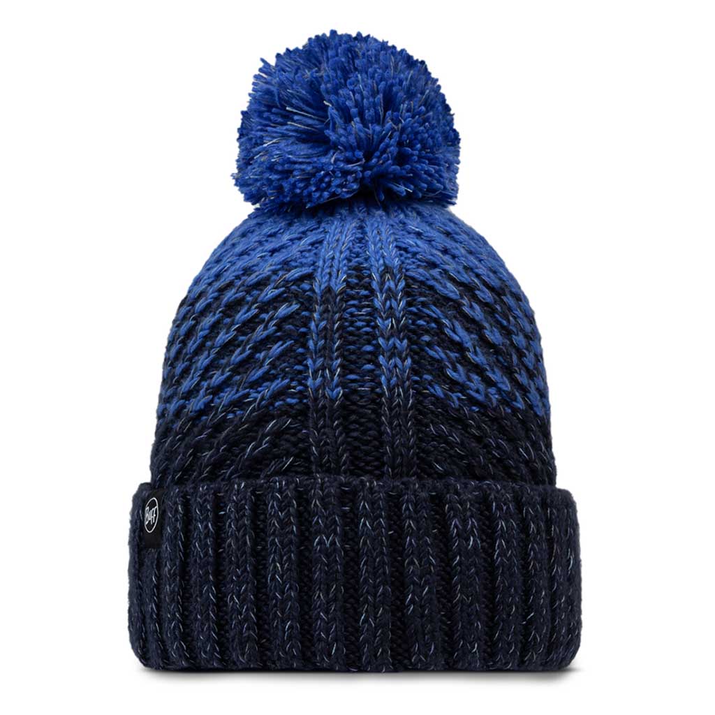 Akna Knitted Beanie & Fleece Band BUFF 136684.779 Beanies One Size / Night Blue