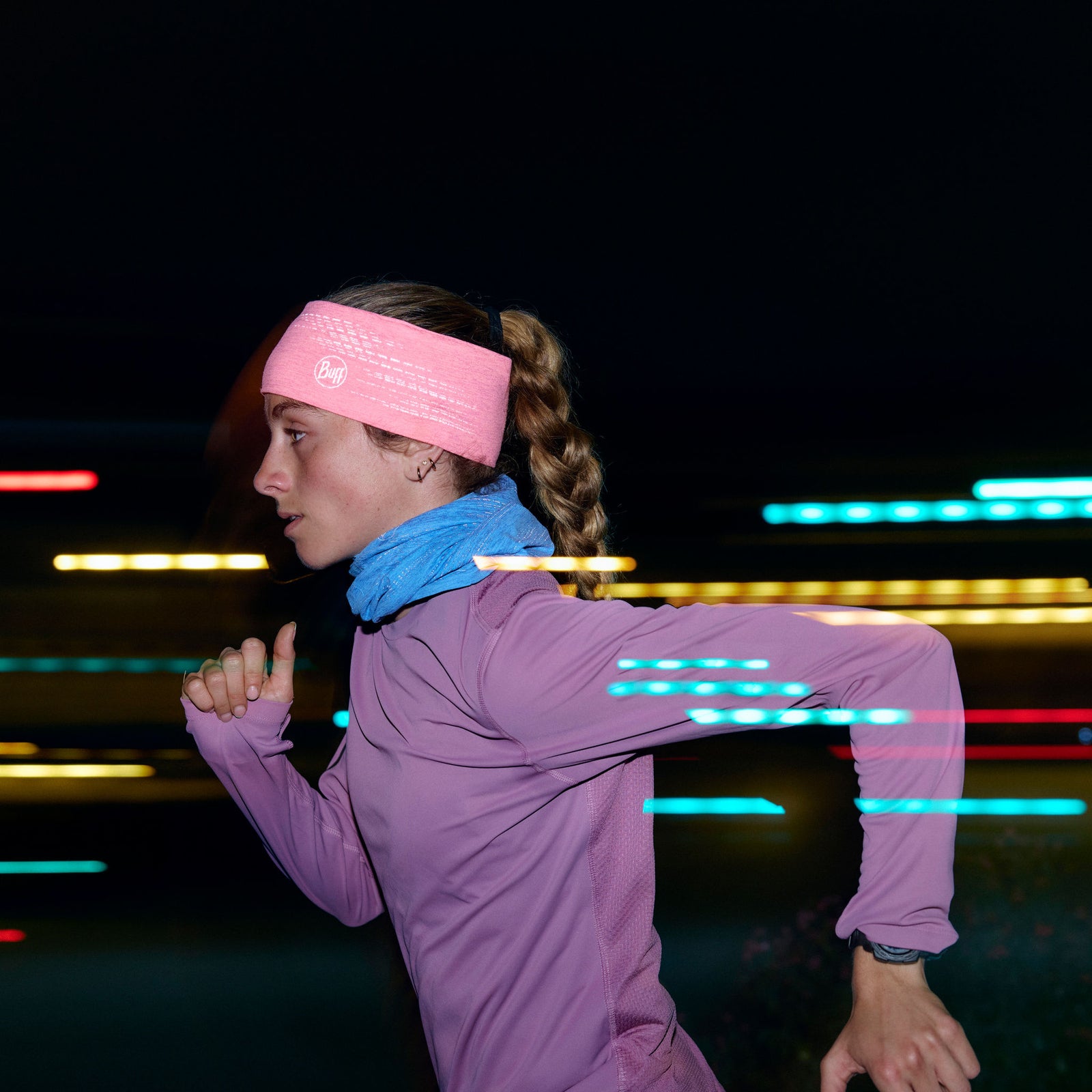 DryFlx® Headband BUFF 118098.561 Earmuffs One Size / Rose Pink