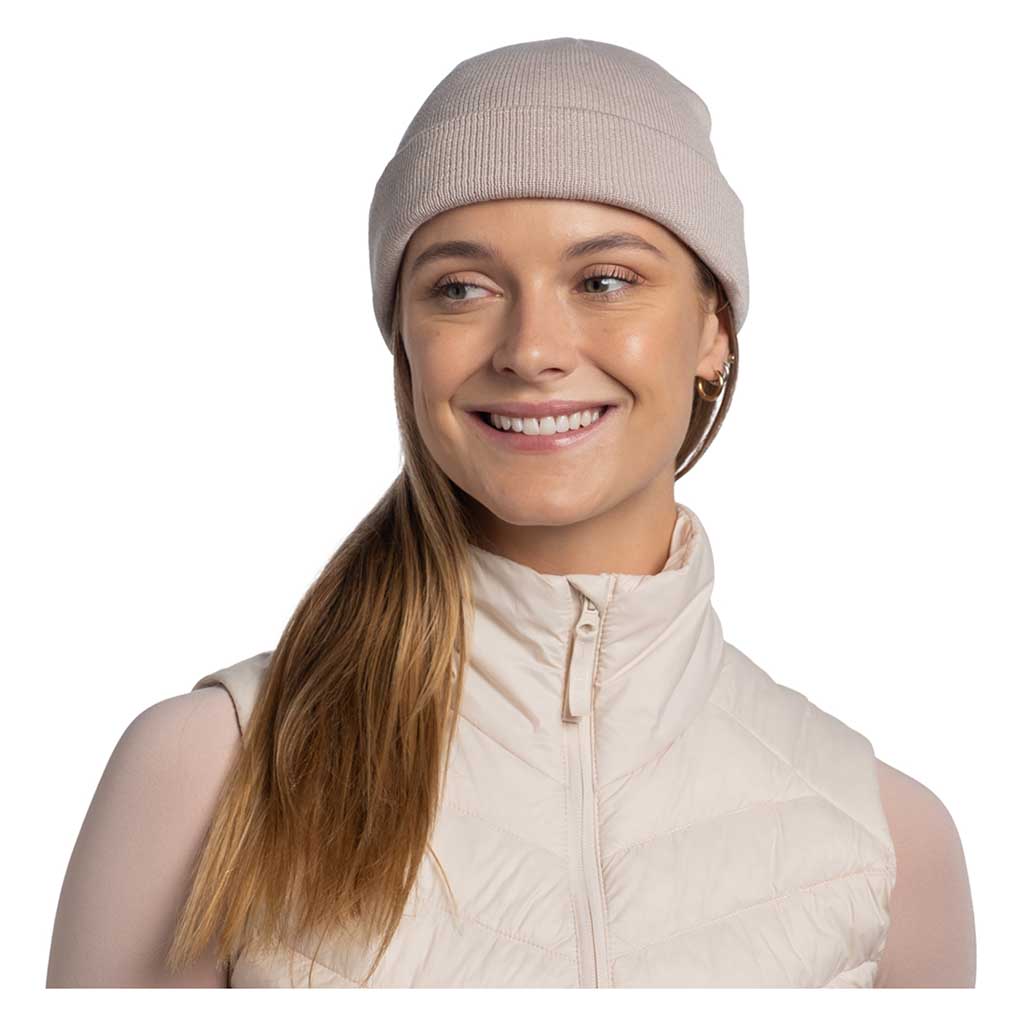Lilon Fisherman Knitted Beanie BUFF 134476.954 Beanies One Size / Birch Grey