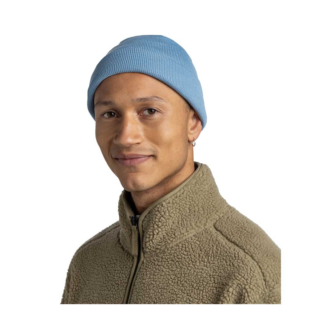 Lilon Fisherman Knitted Beanie BUFF 134476.739 Beanies One Size / Lake Blue