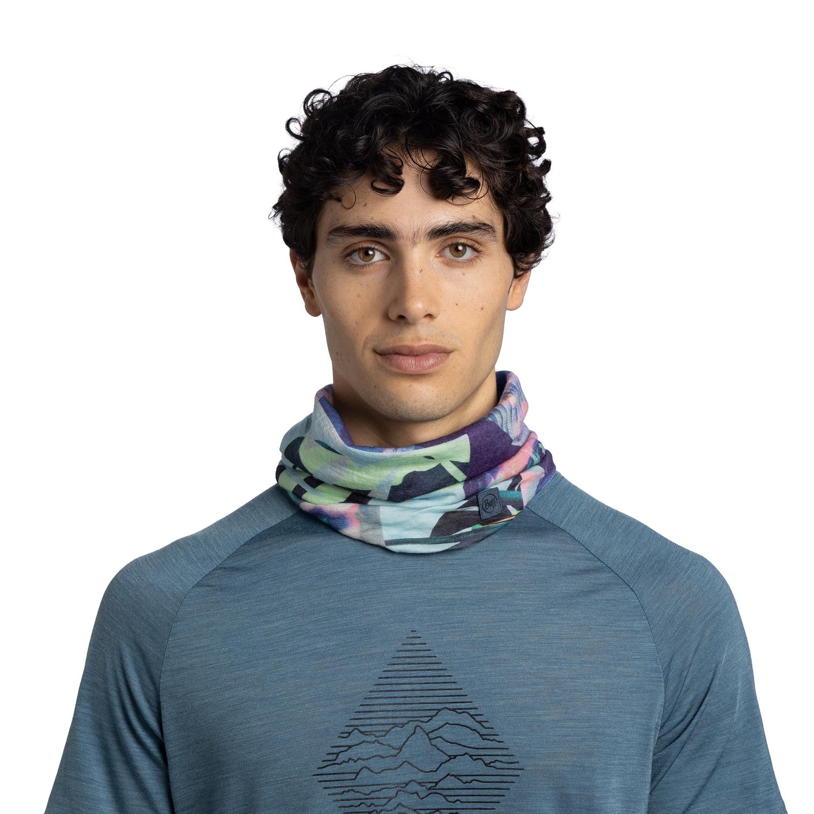 Merino Lightweight BUFF 137889.555 Neck Gaiters One Size / Akei Multi