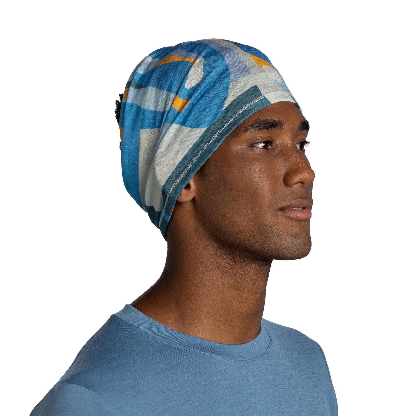 Merino Lightweight BUFF 137820.746 Neck Gaiters One Size / Luvi Glory Blue