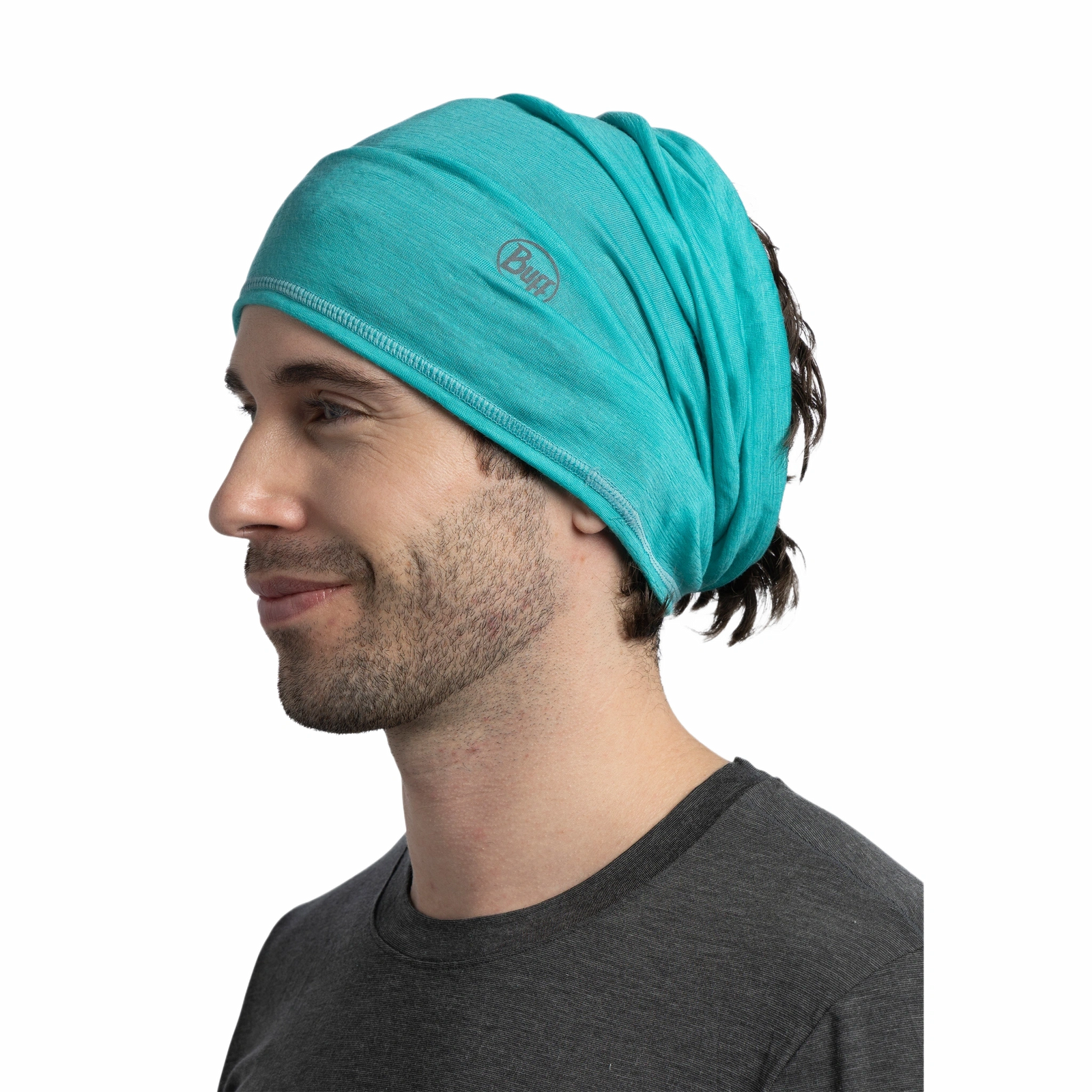 Merino Lightweight BUFF 113010.840 Neck Gaiters One Size / Sea Green
