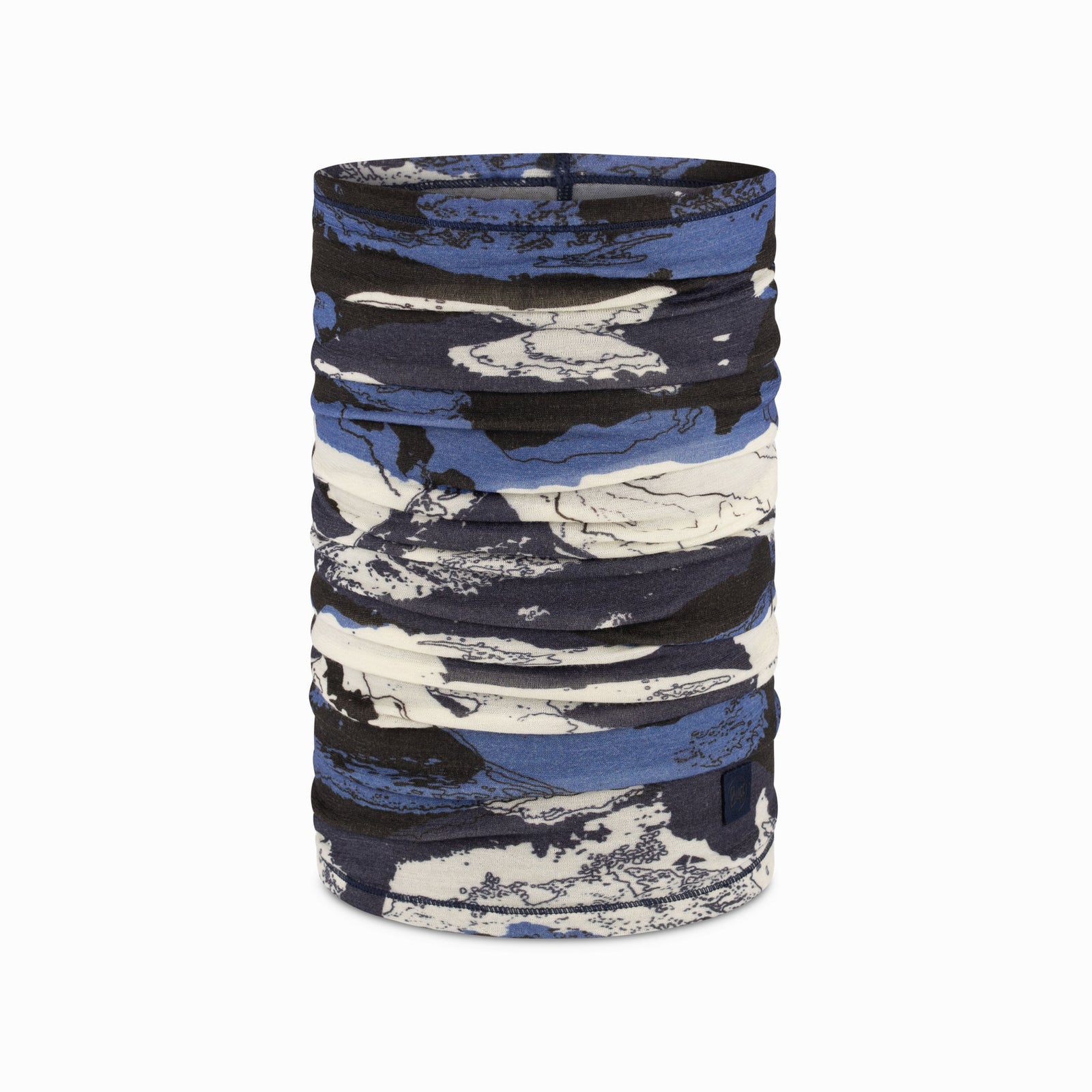 Merino Lightweight Prints BUFF 138851.707 Neck Gaiters One Size / Esyr Blue