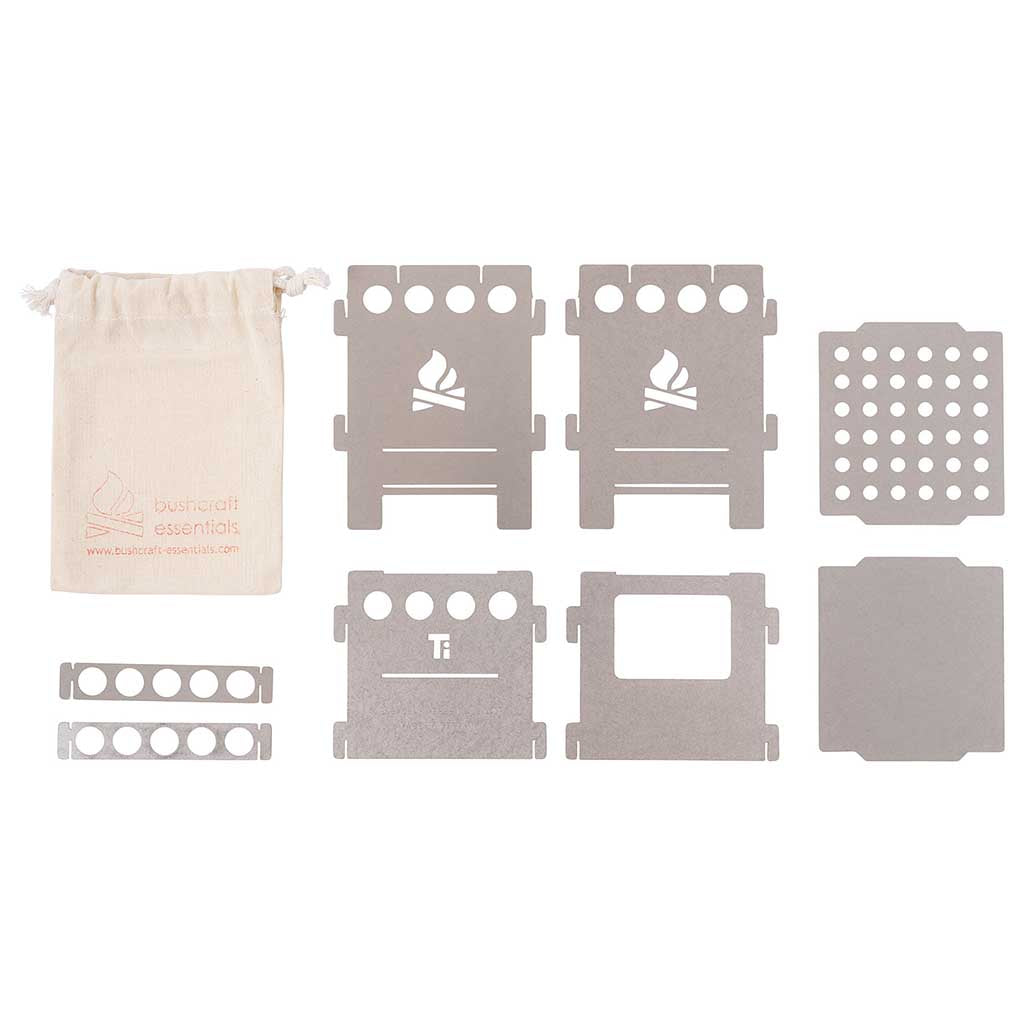Bushbox Titanium Bushcraft Essentials BCE-022 Camping Stoves One Size / Titanium