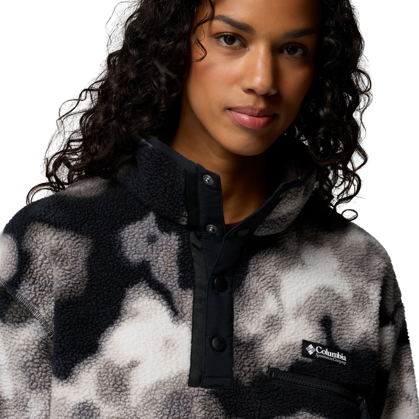Helvetia™ II Printed Cropped Half Snap | Women's Columbia Women's Hoodies