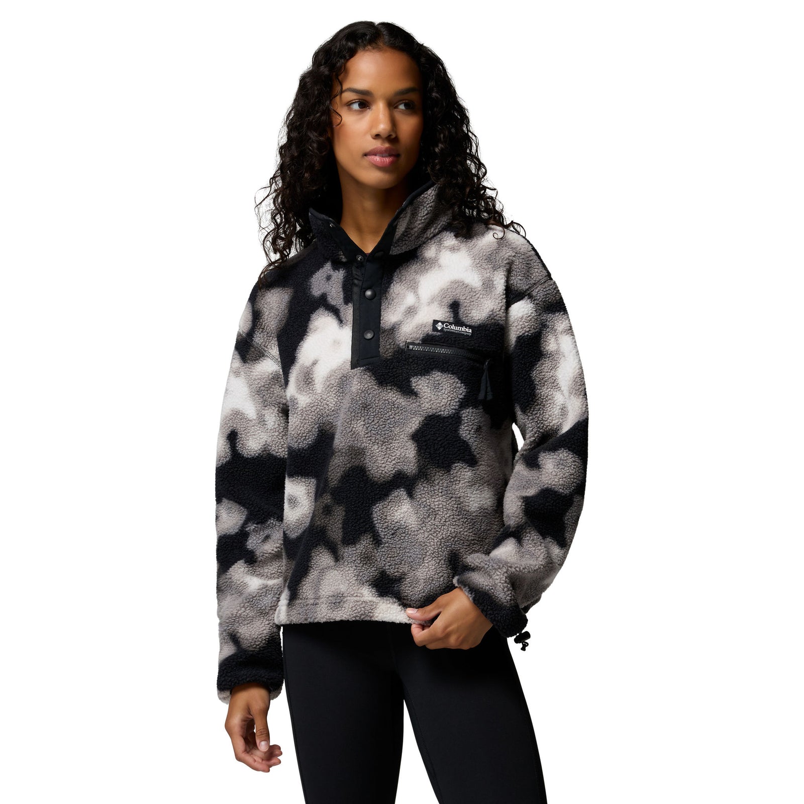 Helvetia™ II Printed Cropped Half Snap | Women's Columbia Women's Hoodies
