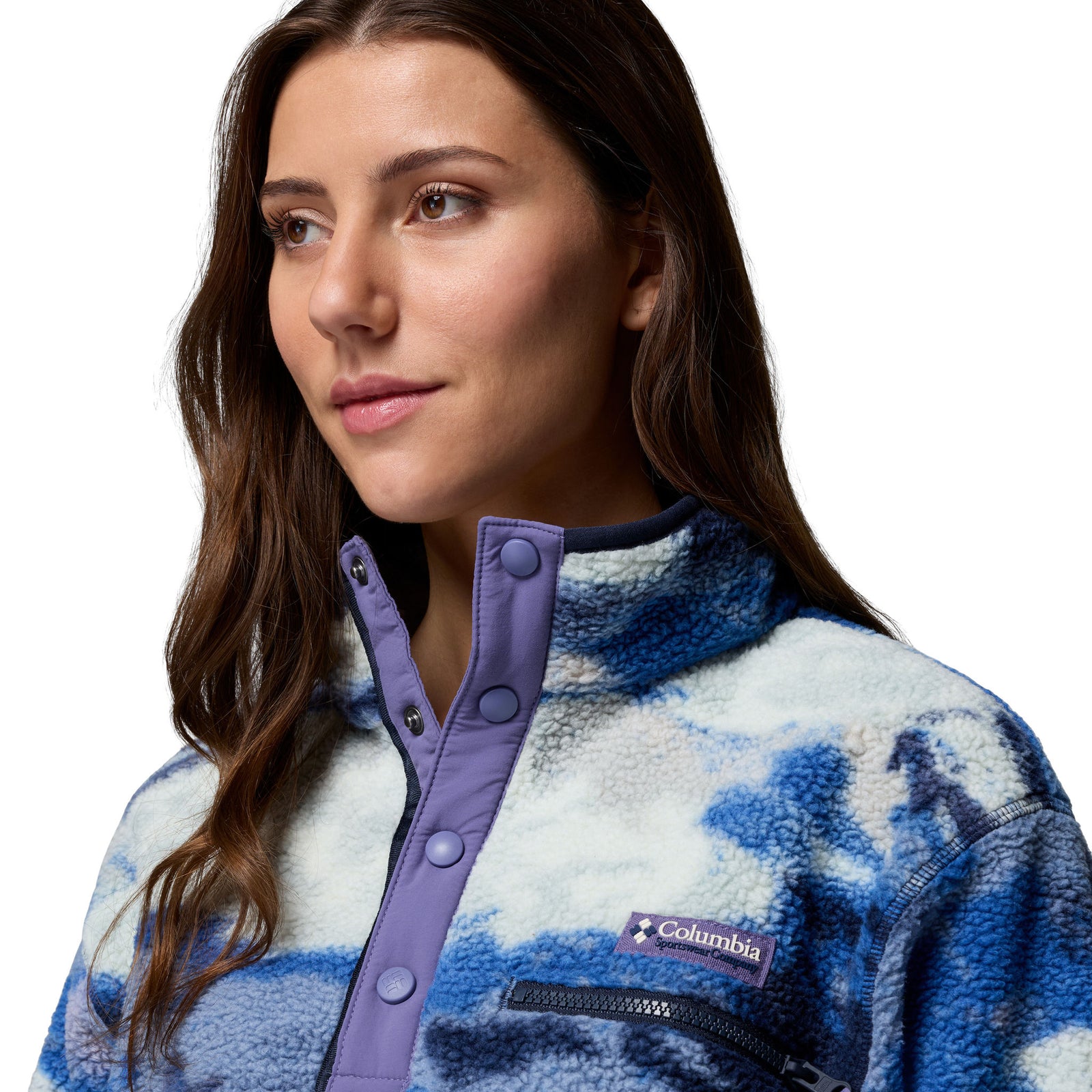 Helvetia™ II Printed Cropped Half Snap | Women's Columbia Women's Hoodies