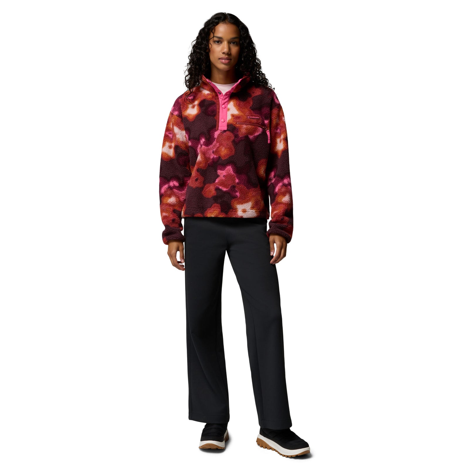 Helvetia™ II Printed Cropped Half Snap | Women's Columbia Women's Hoodies