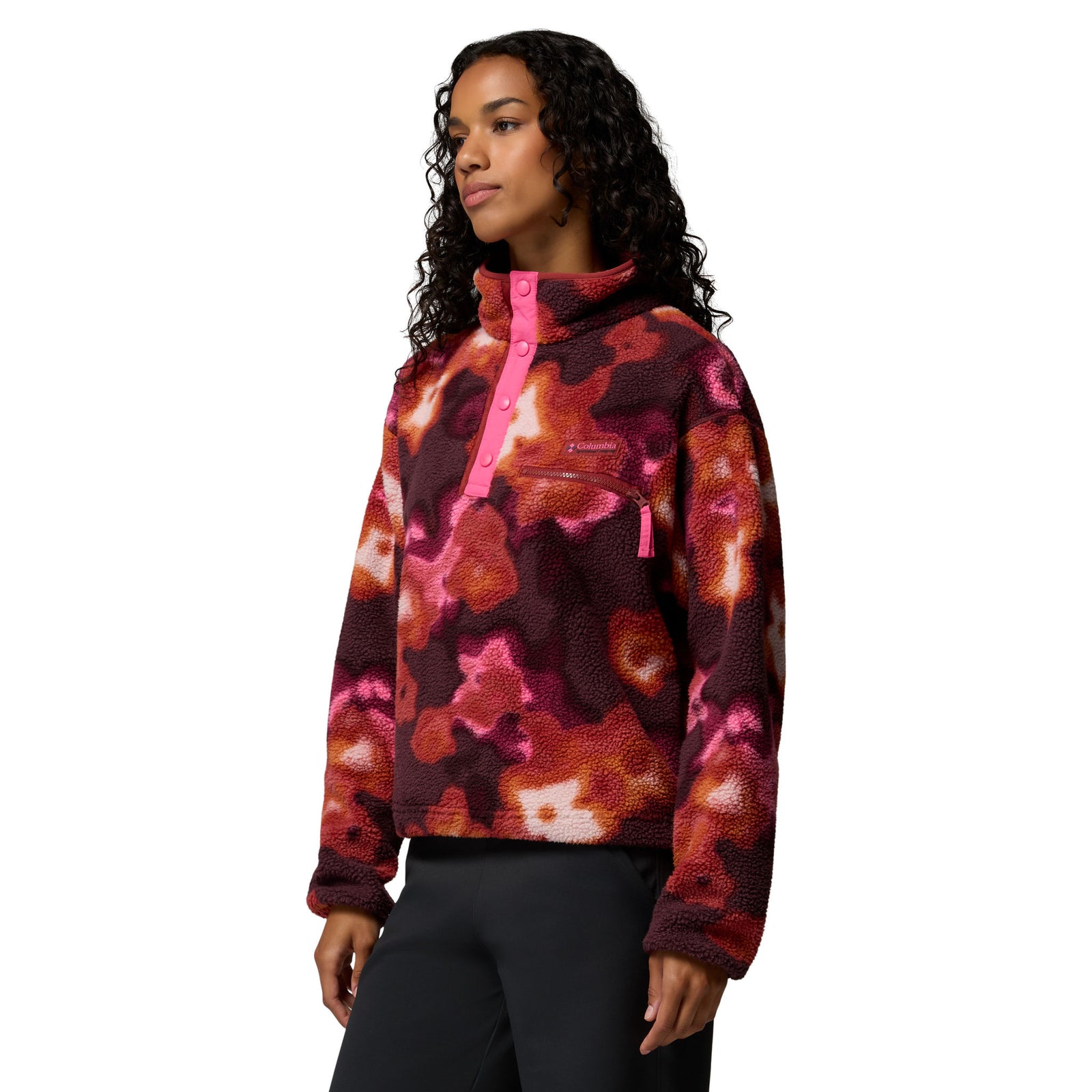 Helvetia™ II Printed Cropped Half Snap | Women's Columbia Women's Hoodies