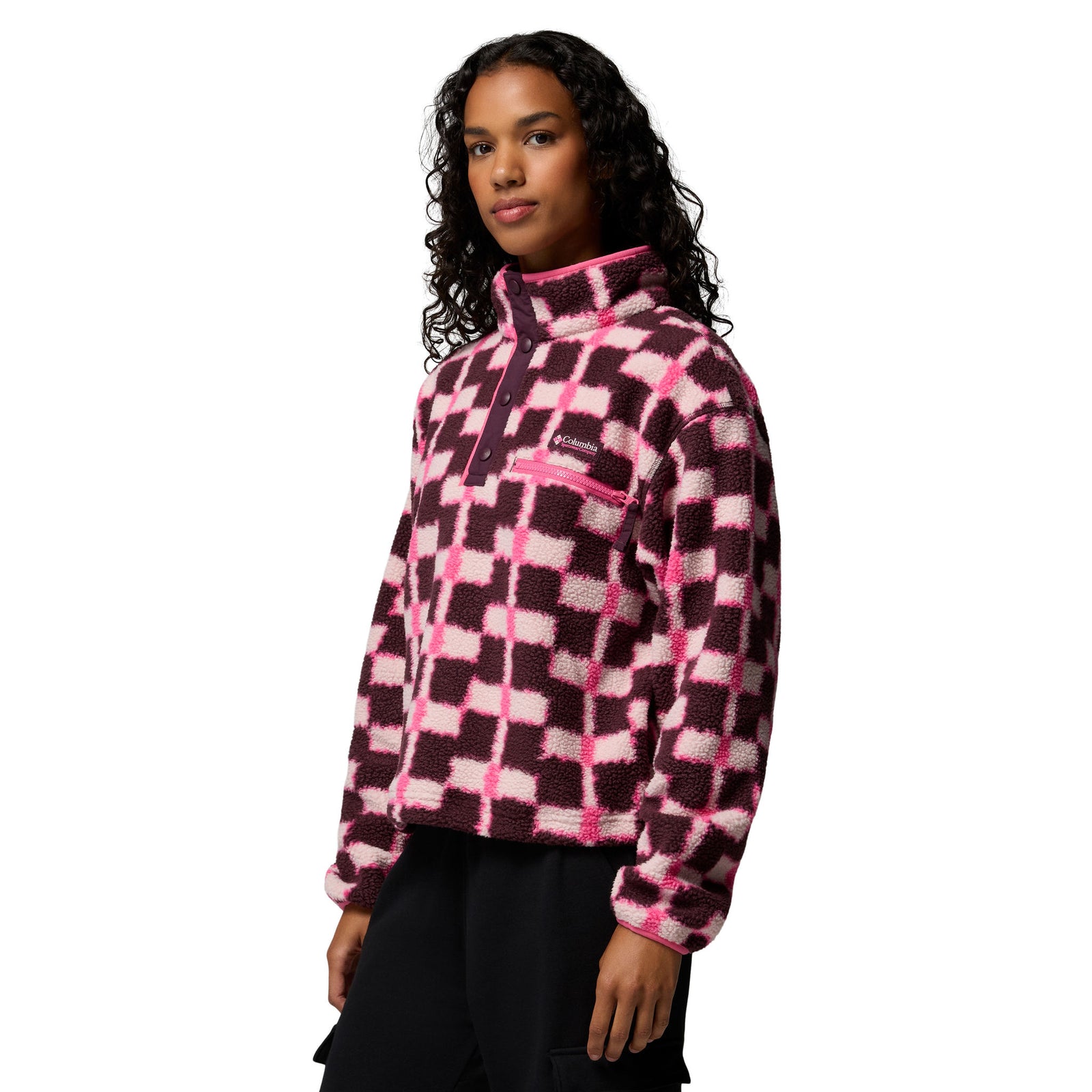 Helvetia™ II Printed Cropped Half Snap | Women's Columbia Women's Hoodies