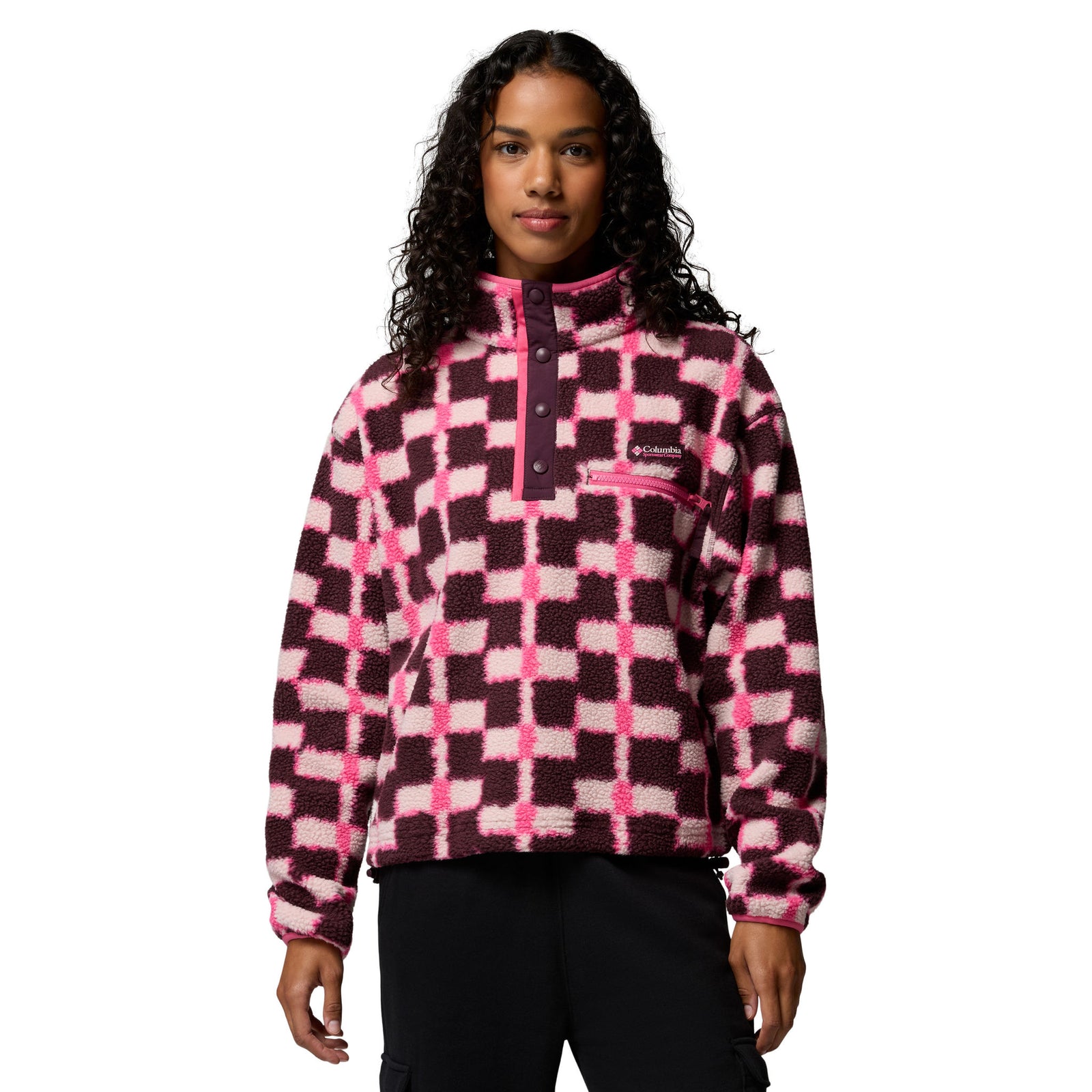 Helvetia™ II Printed Cropped Half Snap | Women's Columbia Women's Hoodies