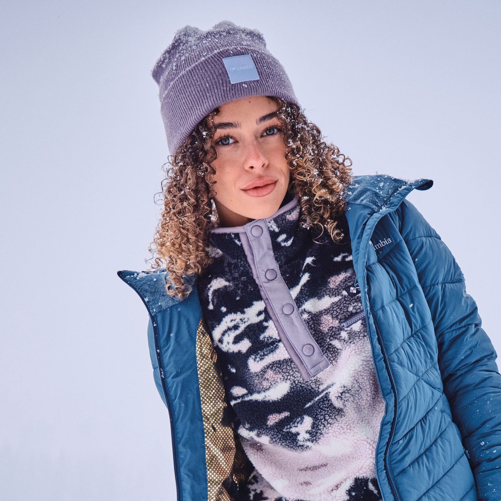 Helvetia™ II Printed Cropped Half Snap | Women's Columbia Women's Hoodies