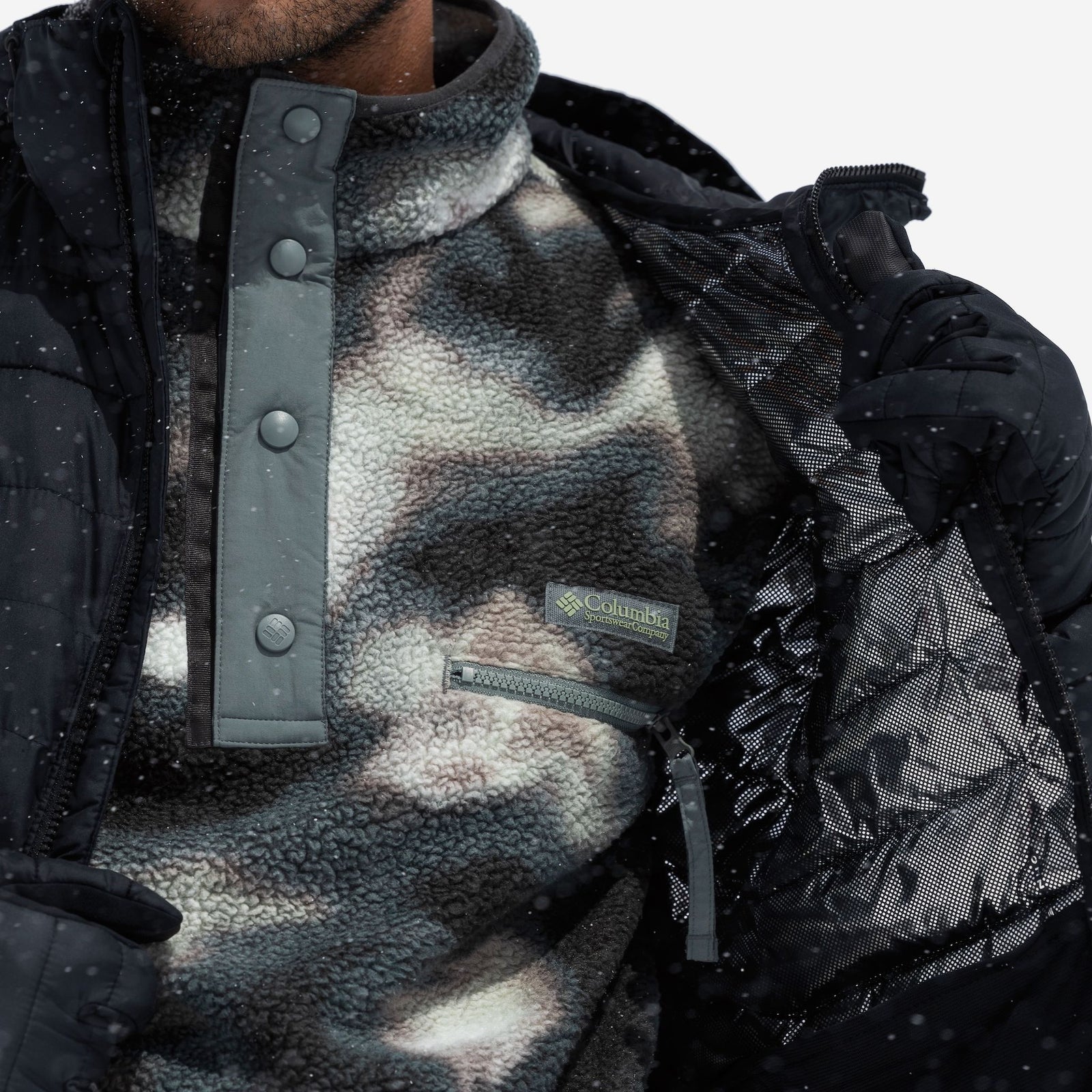Helvetia™ II Printed Half Snap Fleece | Men's Columbia Men's Hoodies