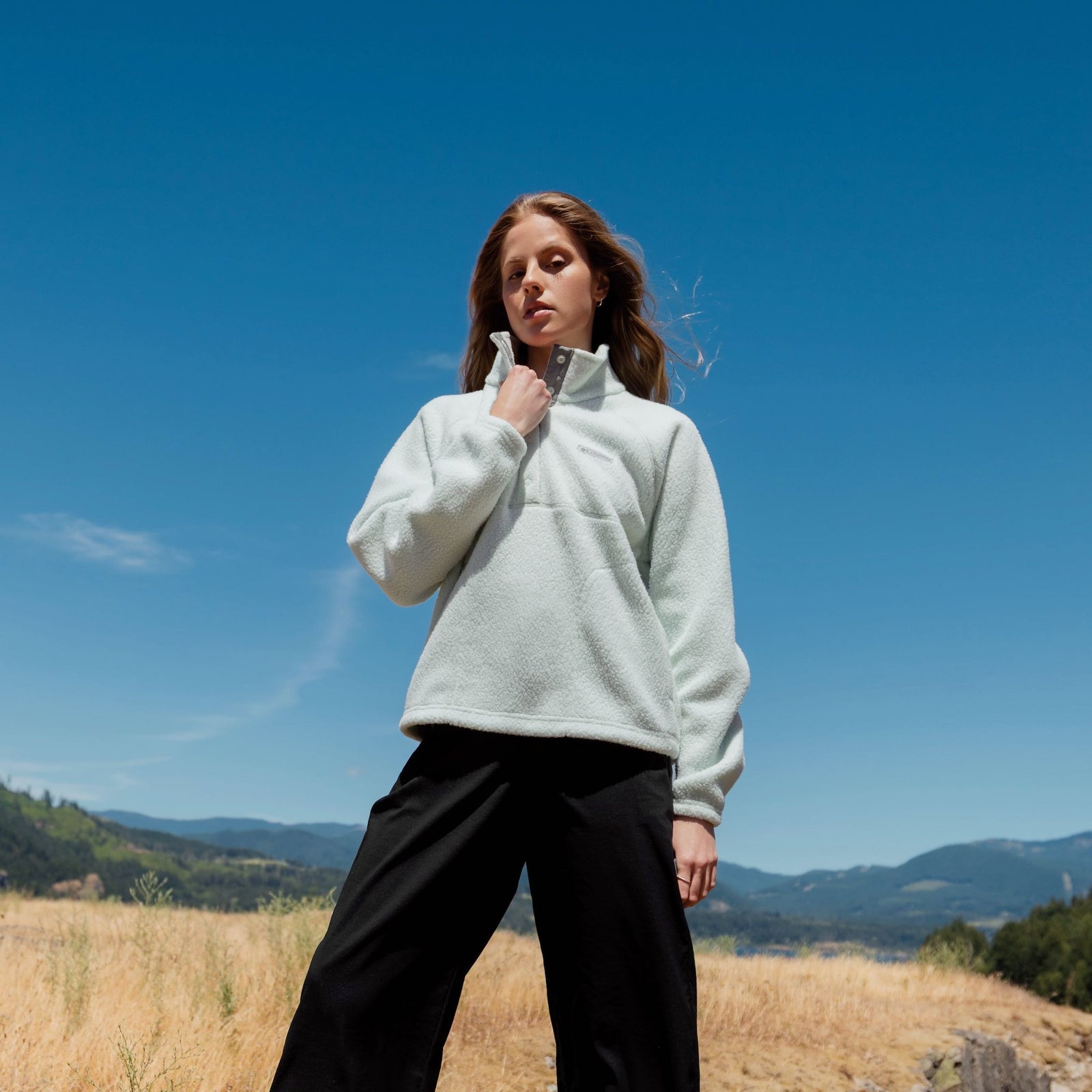 Jasper Ridge™ Pebbled Fleece Half Snap | Women's Columbia Women's Fleece Jackets