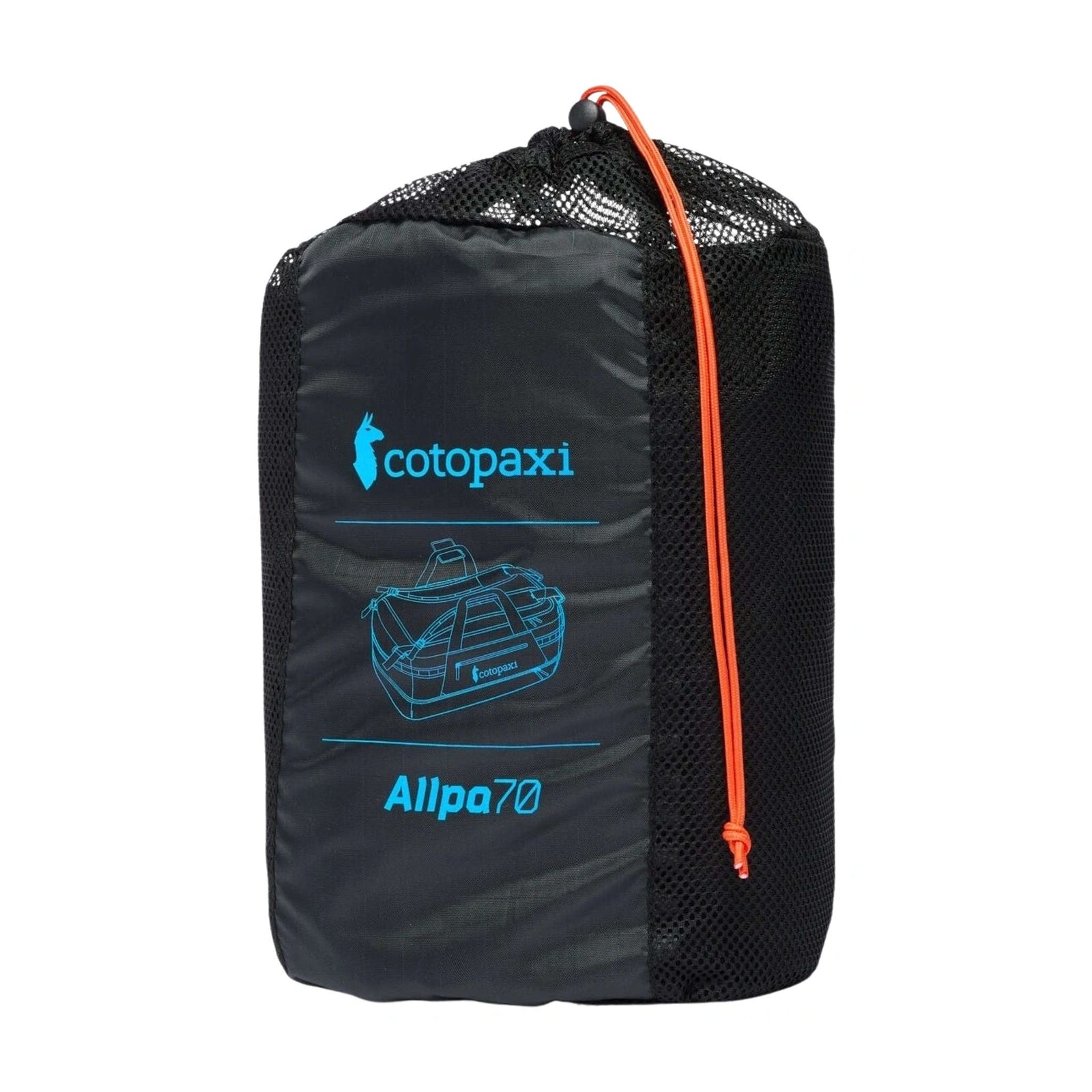 Allpa Getaway Duffle Cotopaxi AGT70-S25-CPBLK Duffle Bags 70L / Cotopaxi Black